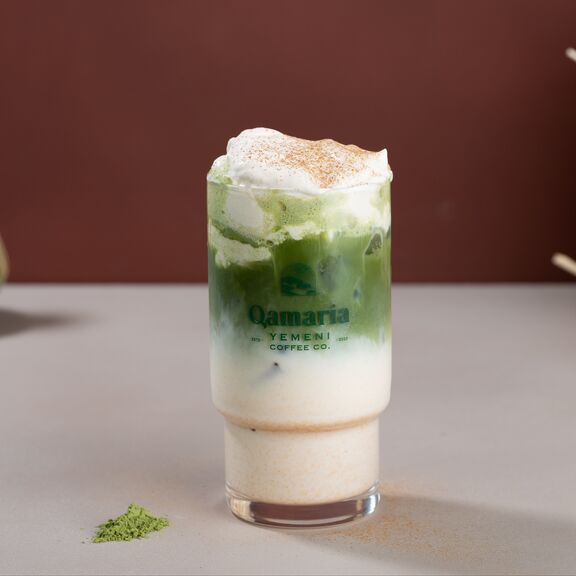 Iced Carrot Cake Matcha
