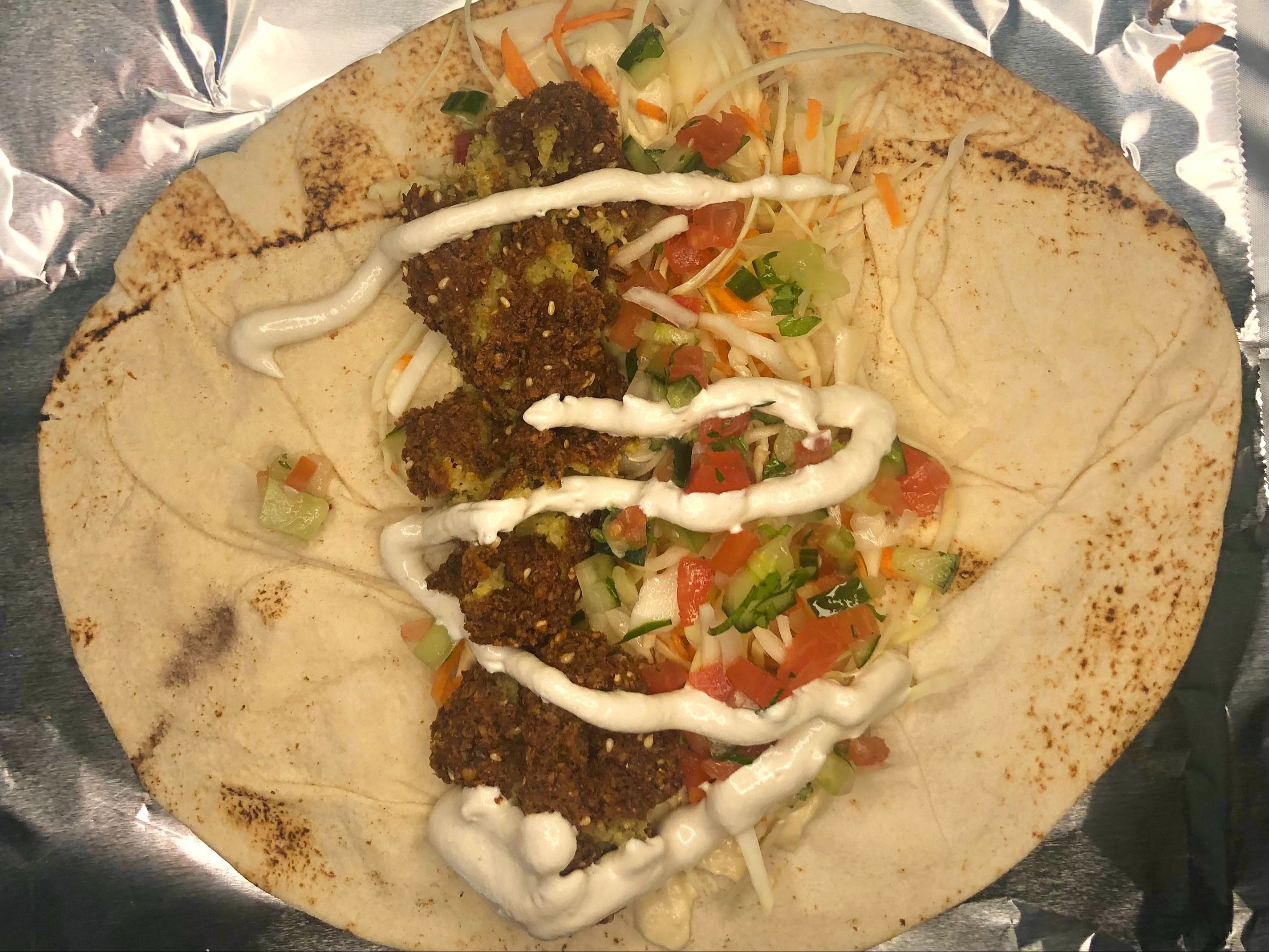 Veggie Falafel Wrap.