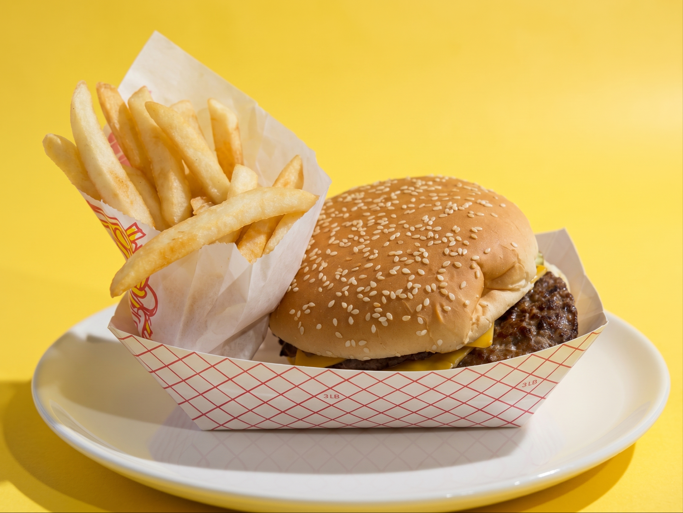 1. Double Texan Cheeseburger Combo.