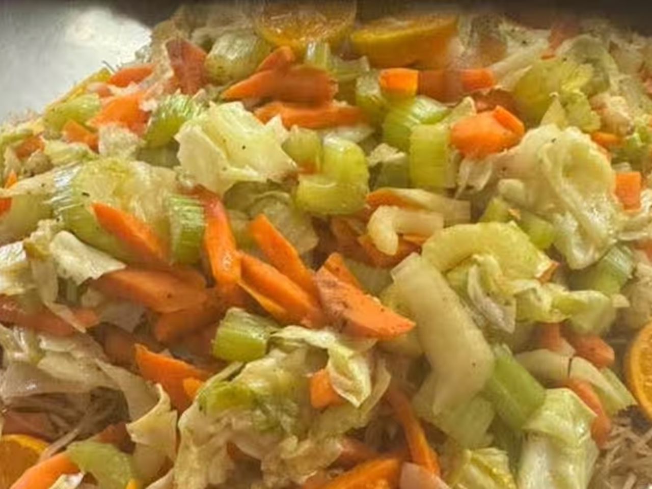 Chicken Pancit - Half Tray.