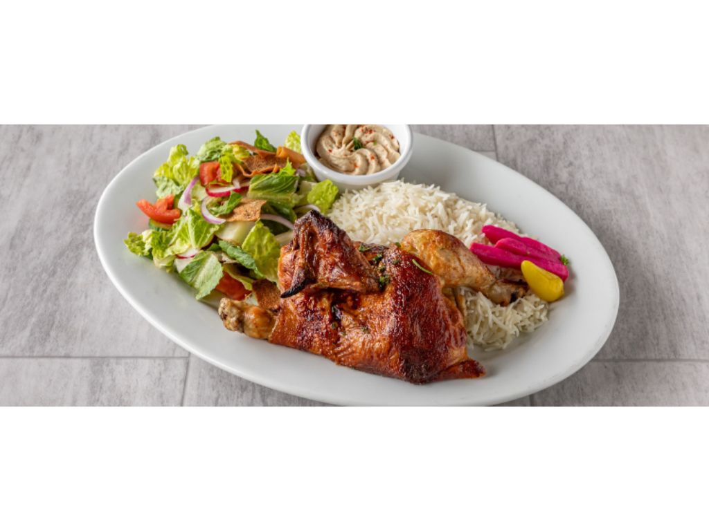 Half Rotisserie Plate.