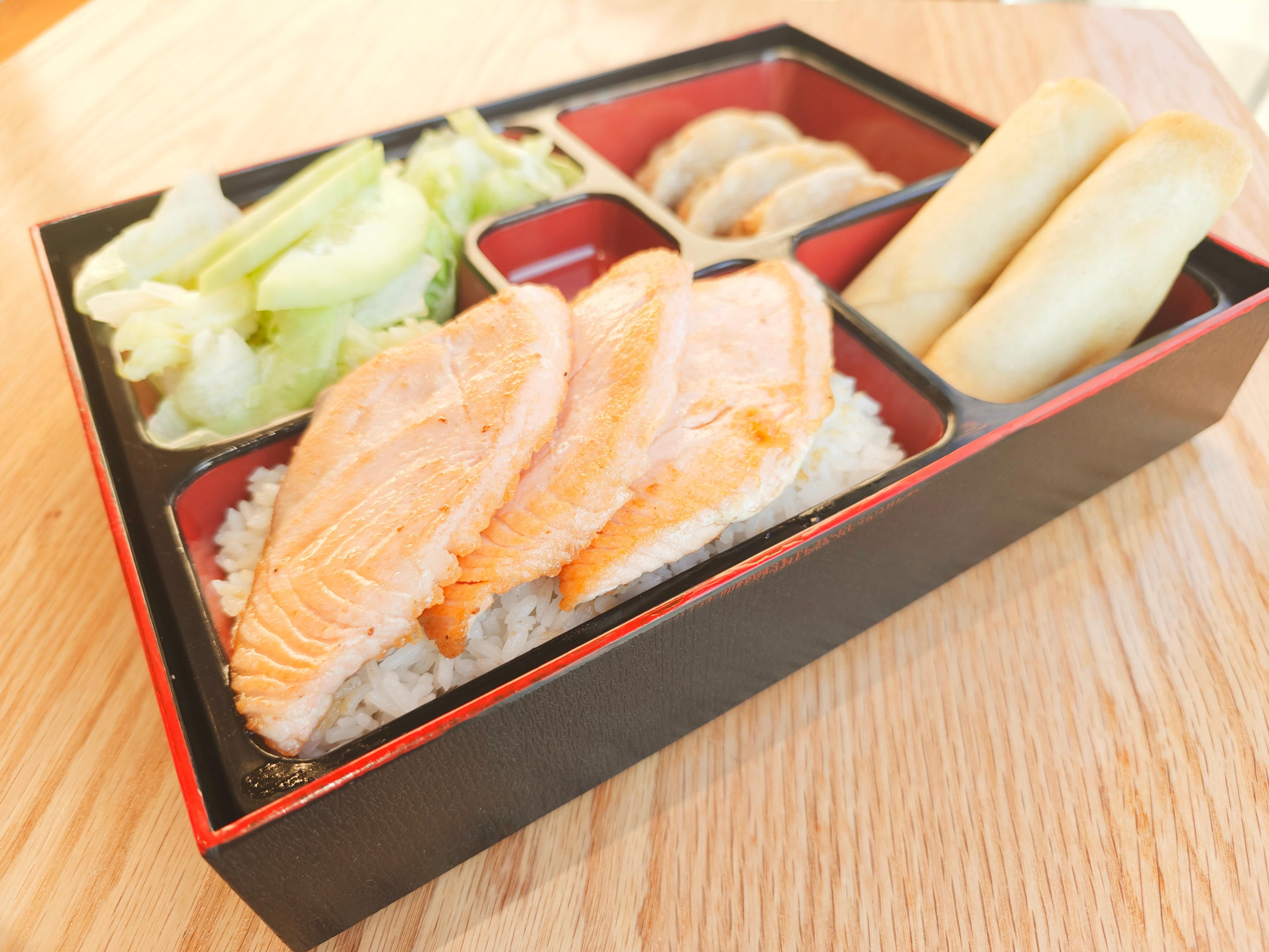 Salmon Bento.