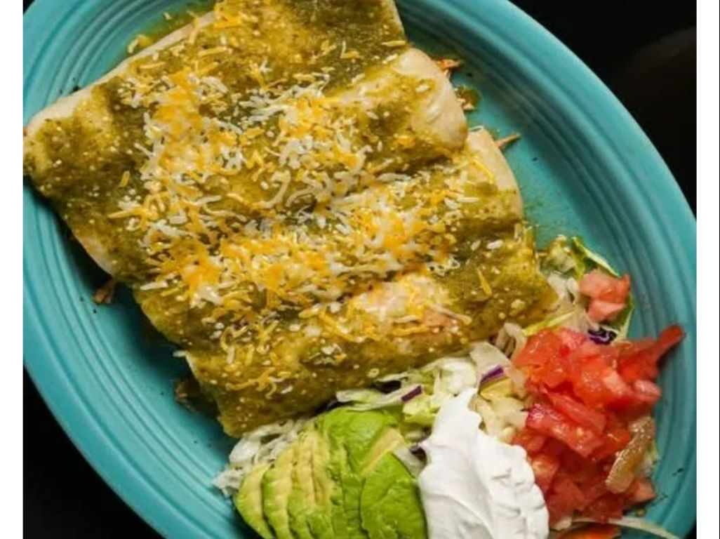 Enchiladas Verdes.