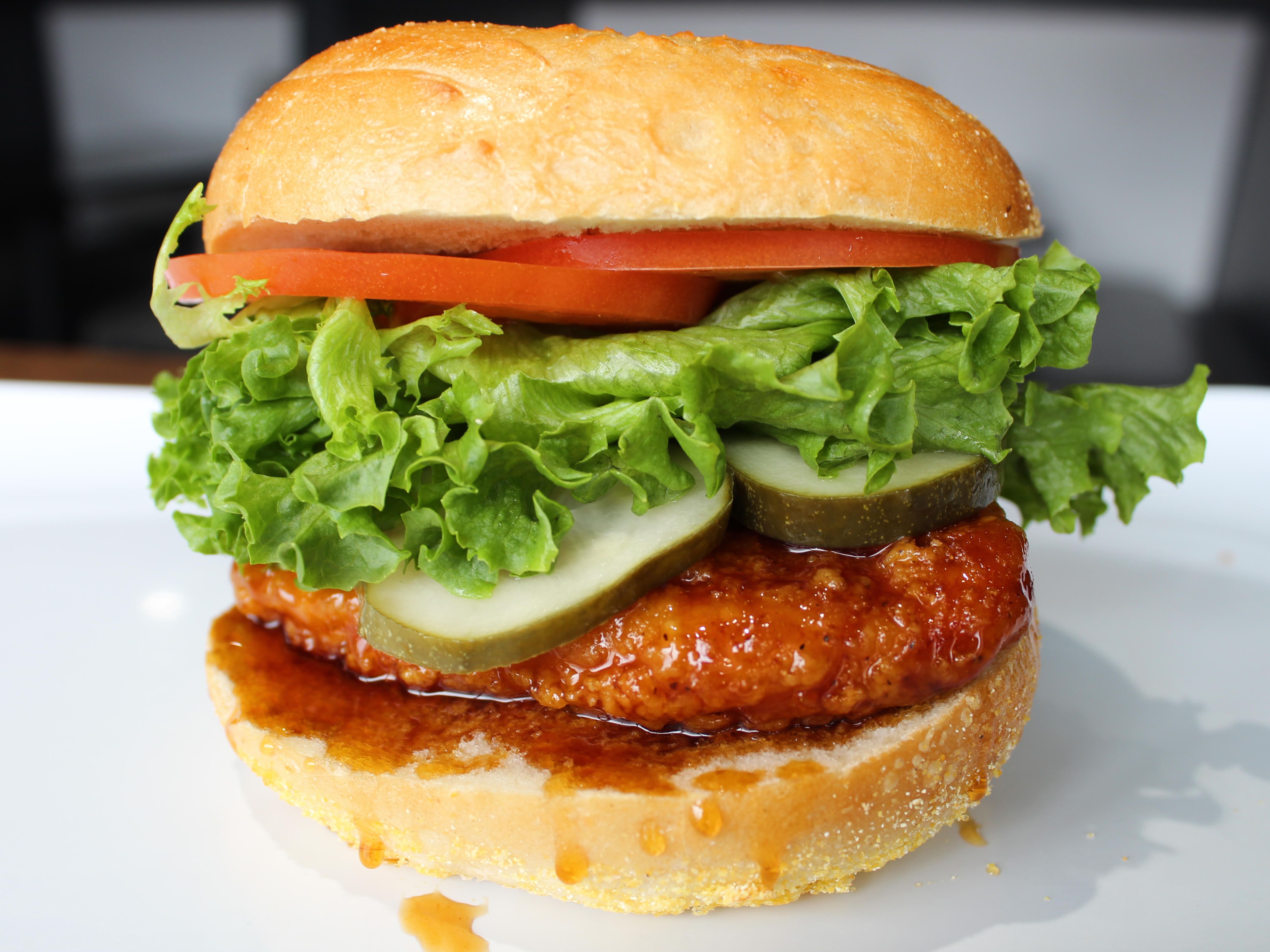 Teriyaki Hot Honey Sandwich.