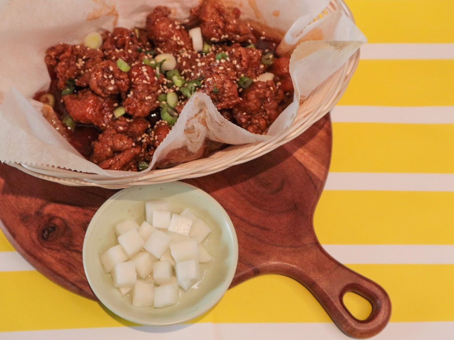 Boneless Korean Fried Chicken Lunch Special.