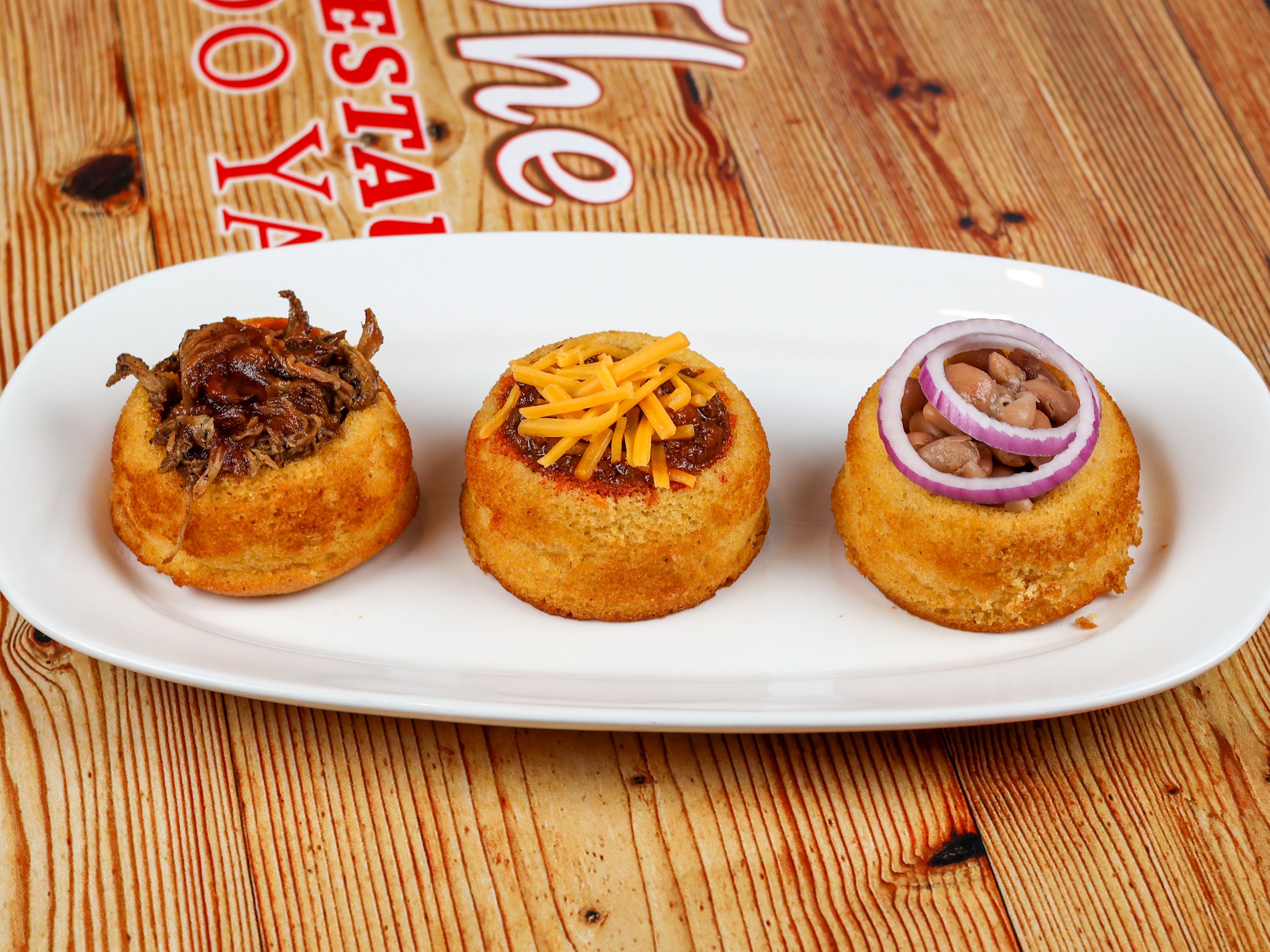 Cornbread Bowl Sliders.