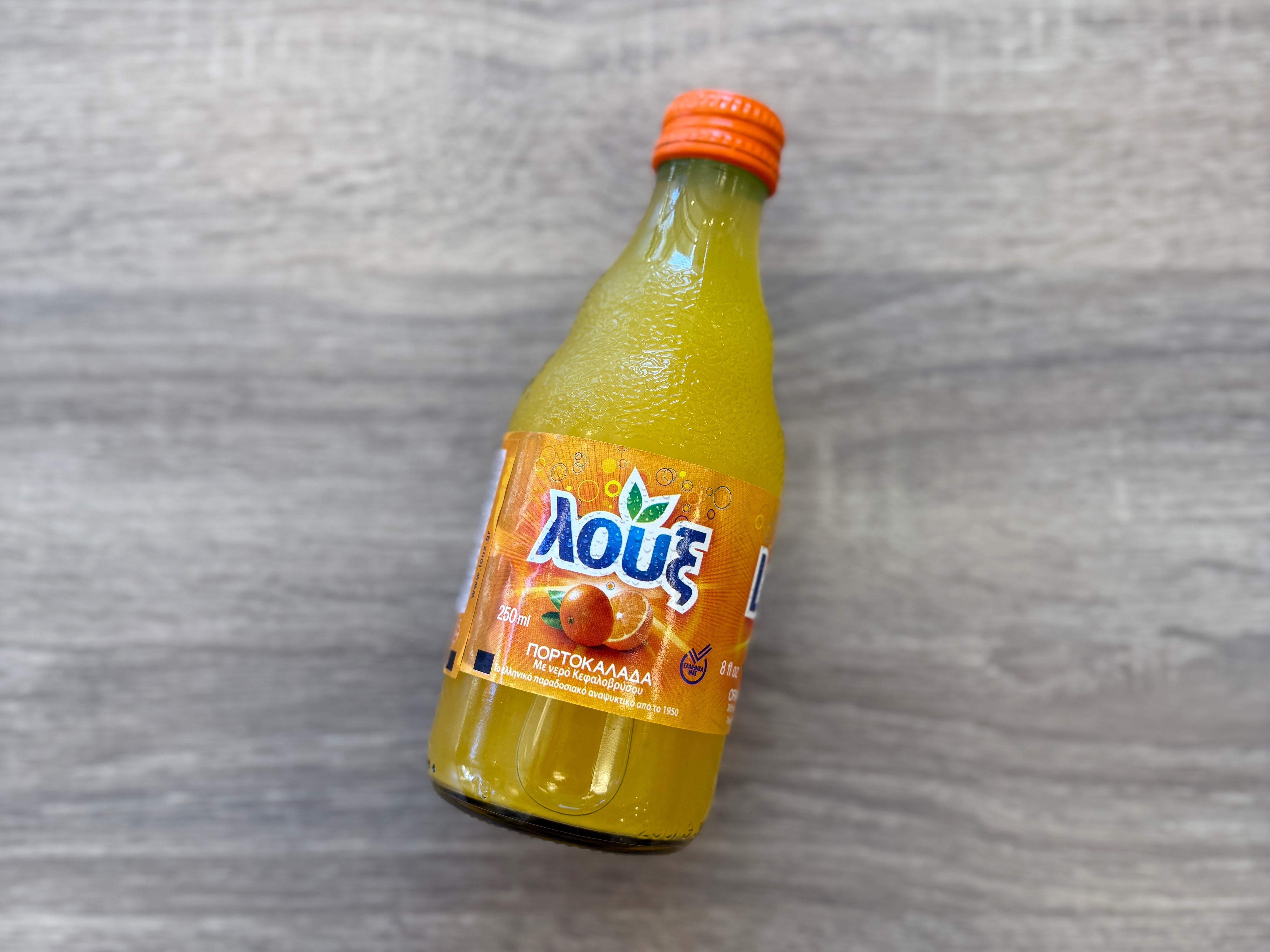 Loux Orange Soda.