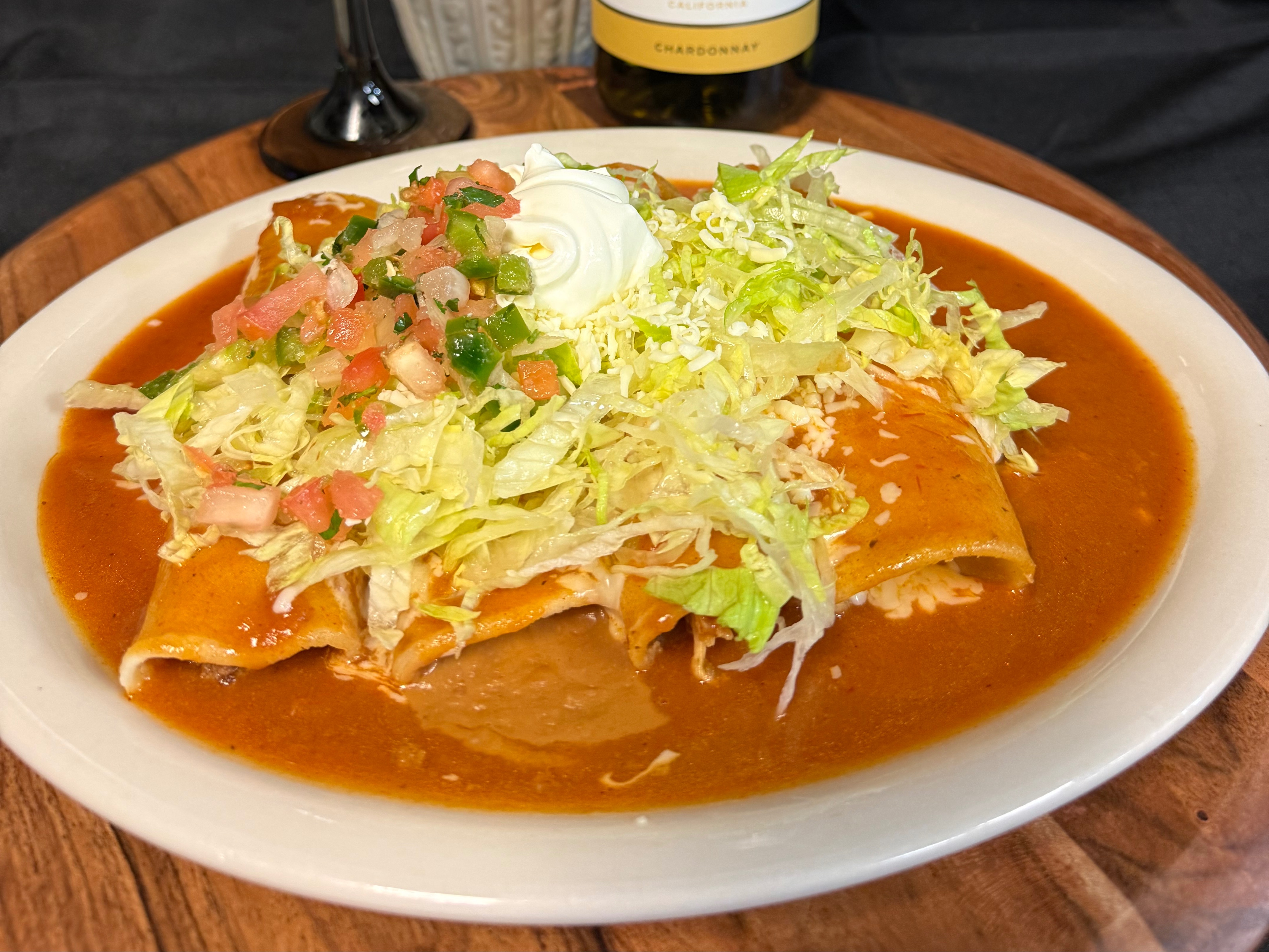 Enchiladas Supremas.