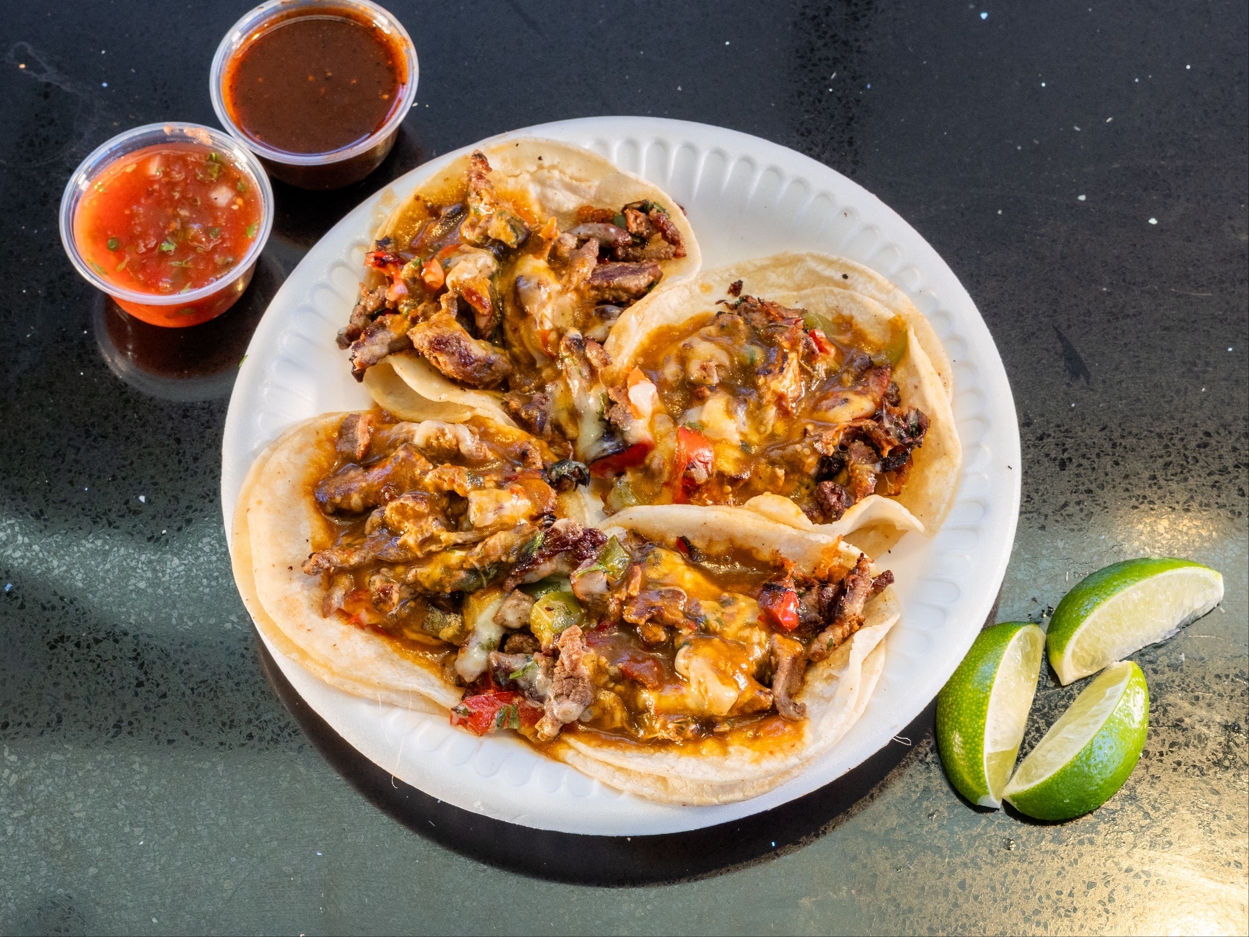4 Tacos Rancheros.