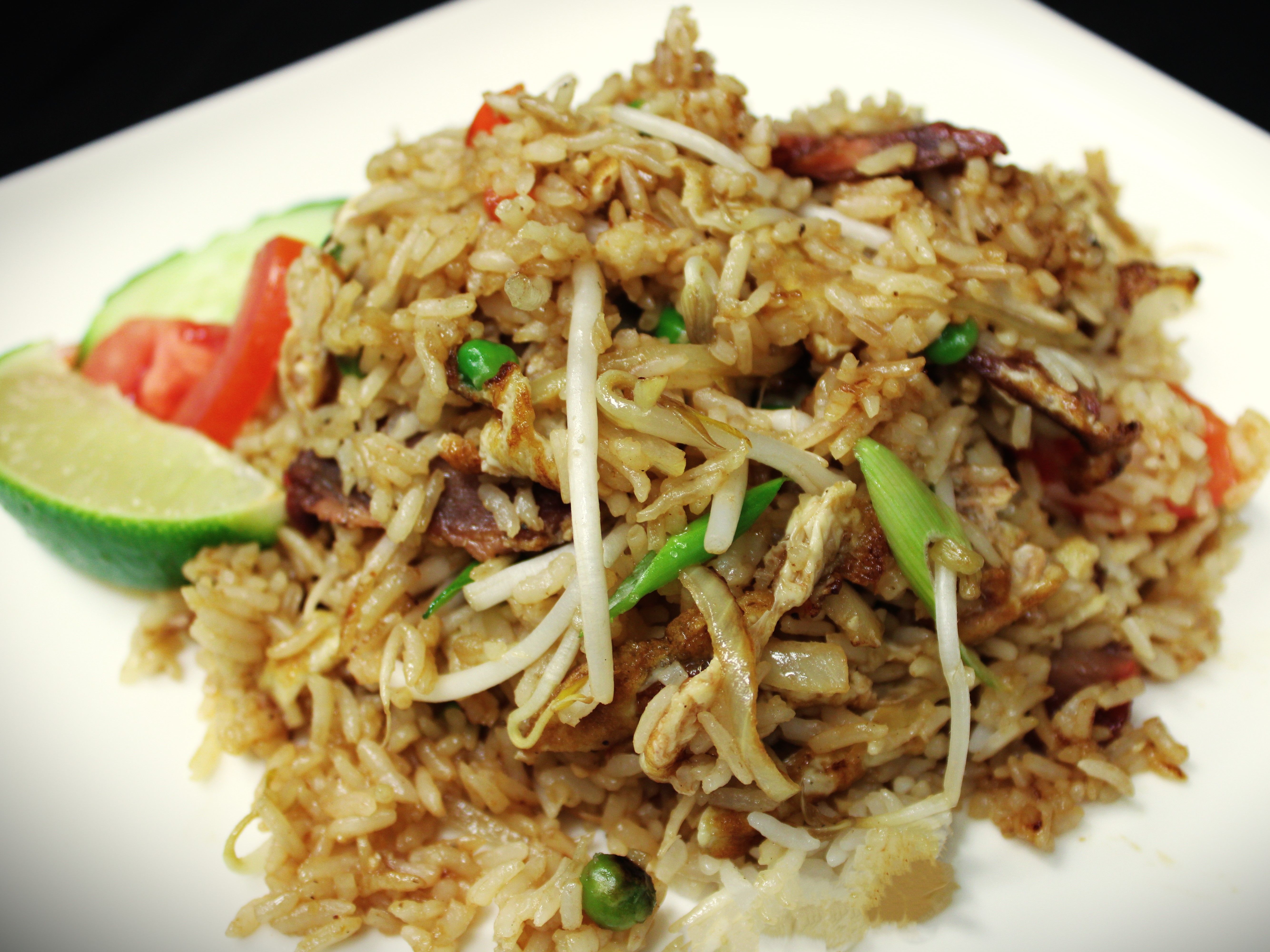 B,B,Q pork Fried Rice.