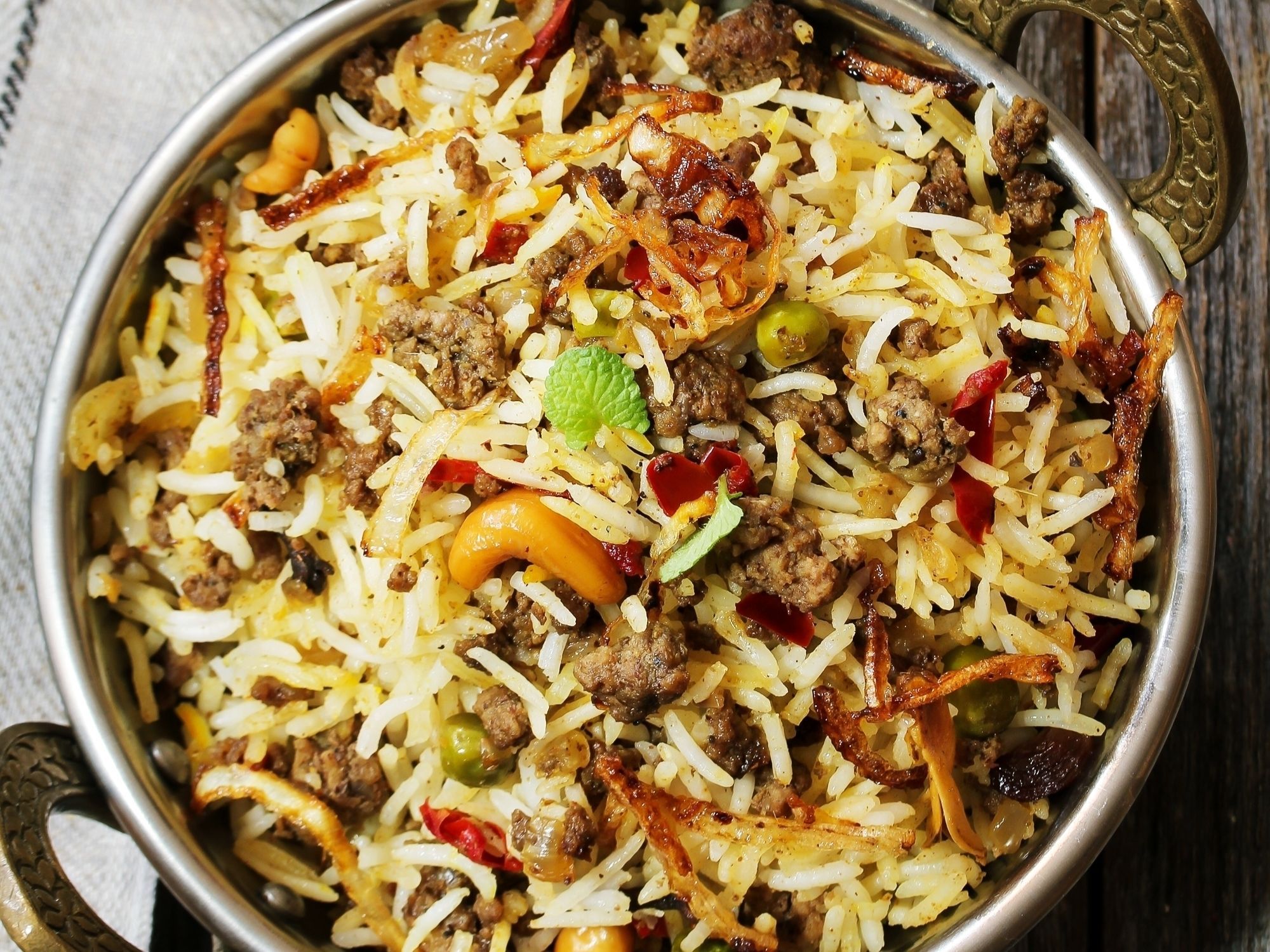 Goat Biriyani Mini Pack.