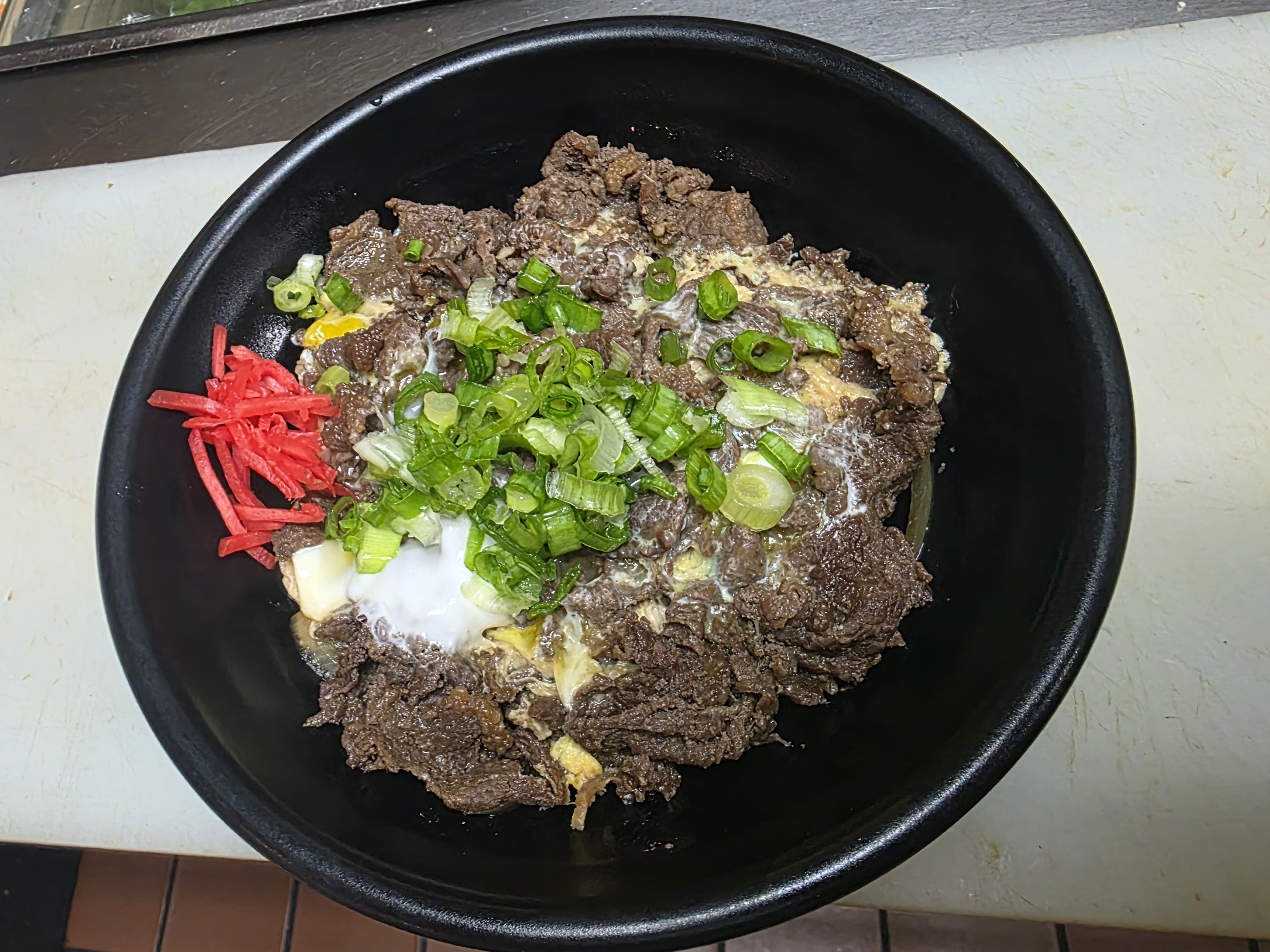 B1. Gyu Don & Miso Soup(beef).