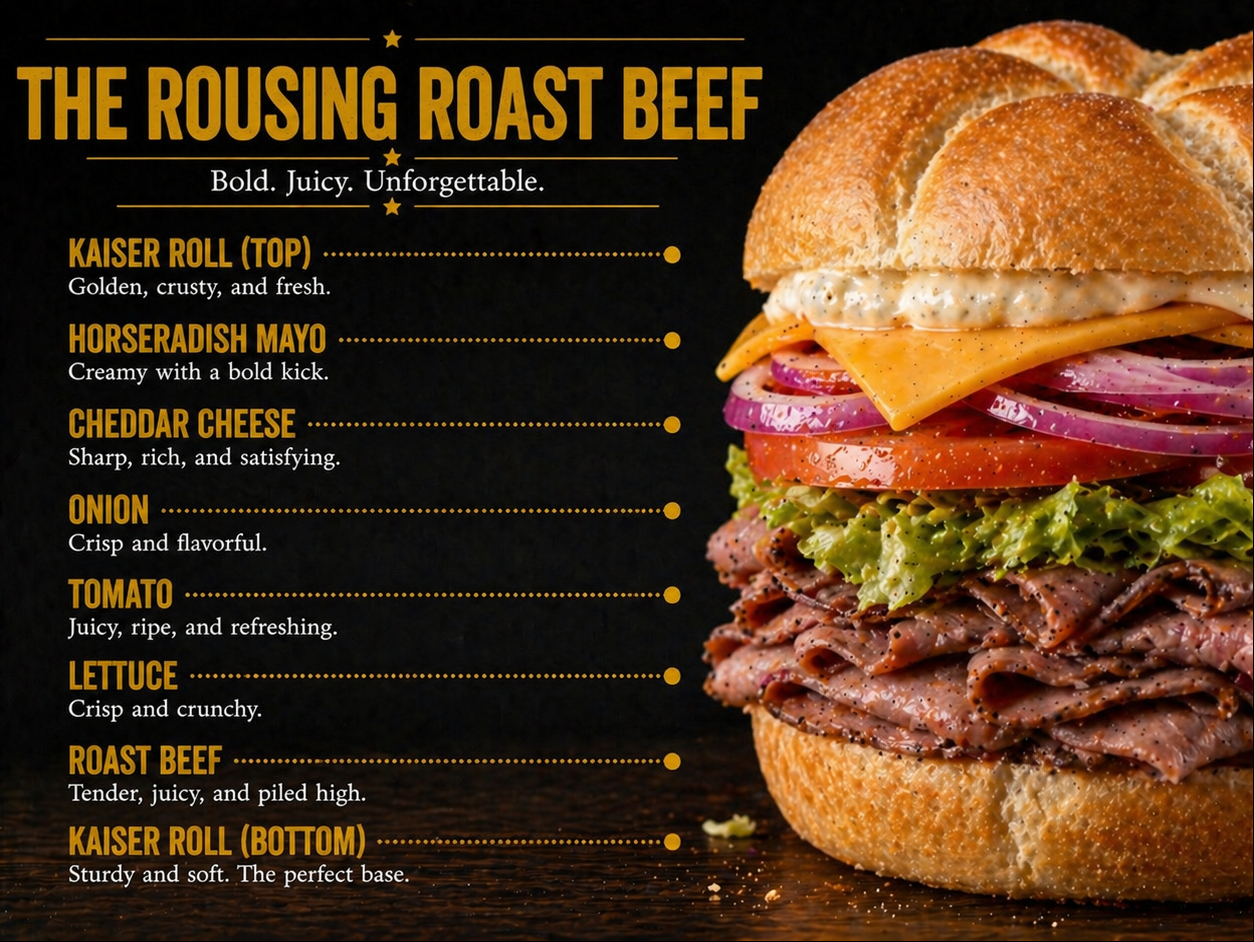 Rousing Roast Beef.