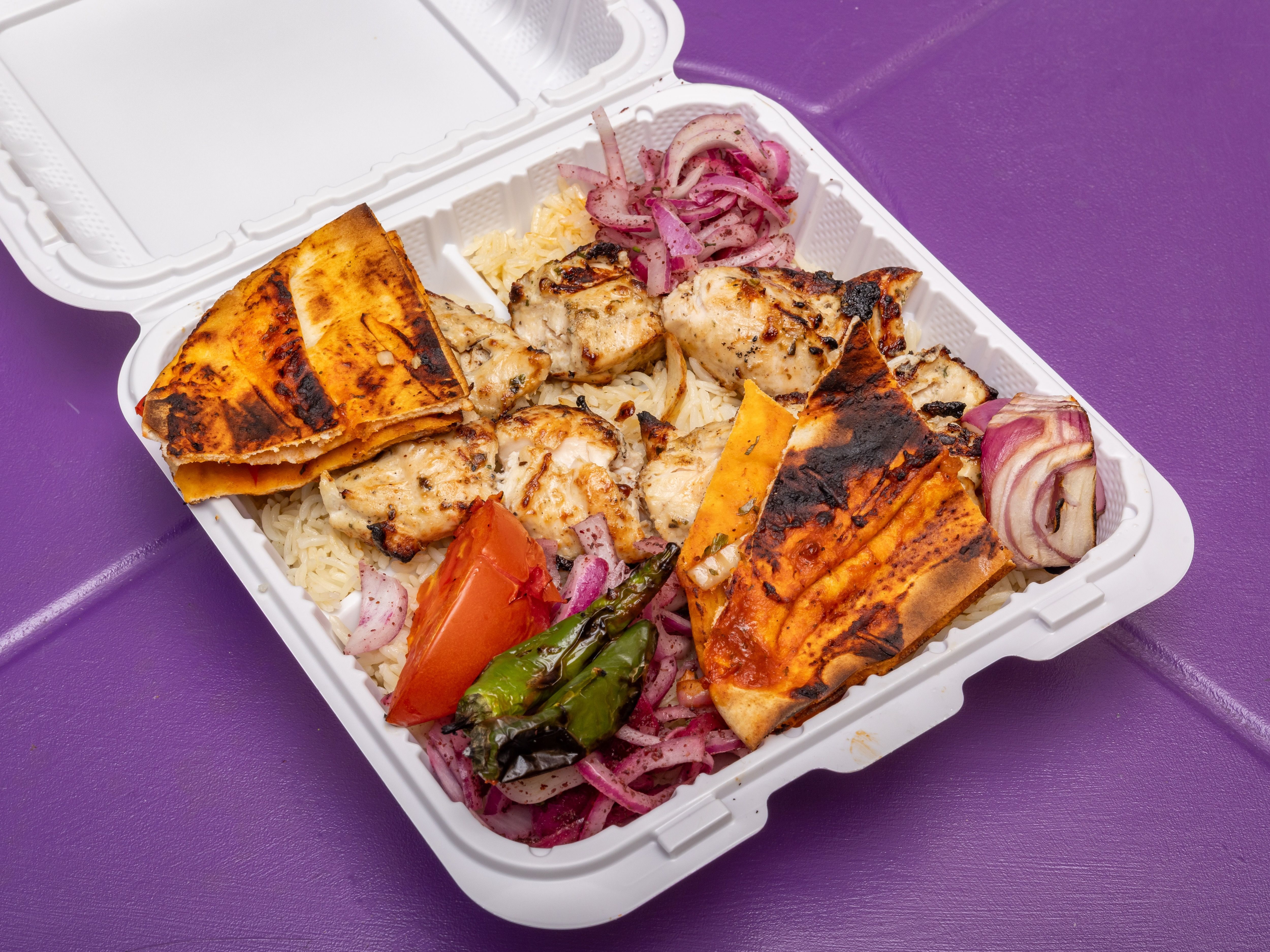 Mix Grill Platter (1 Shish, 1 Kofta, 1 Kabab)