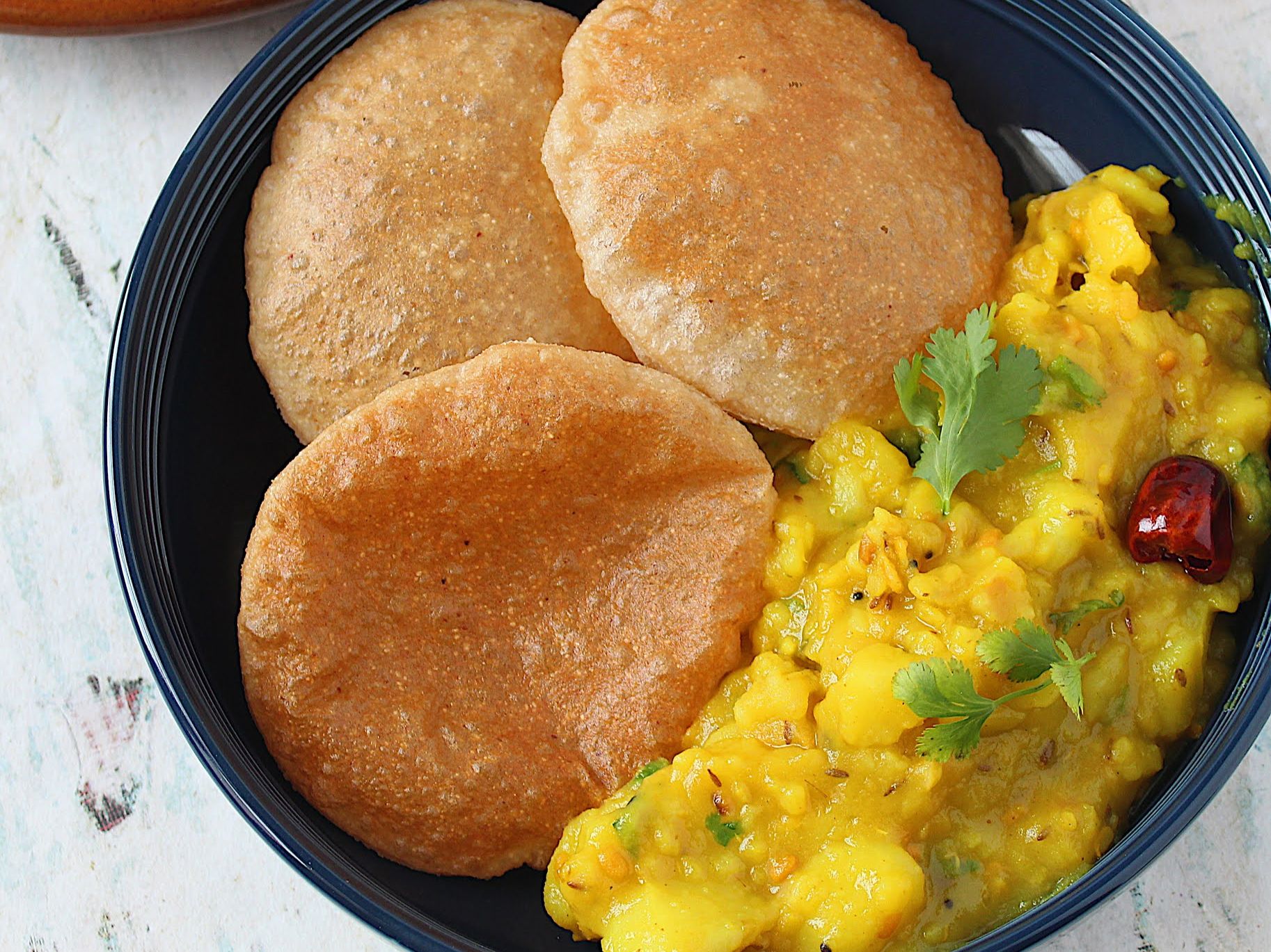 PM - 25. Poori Masala - பூரி.
