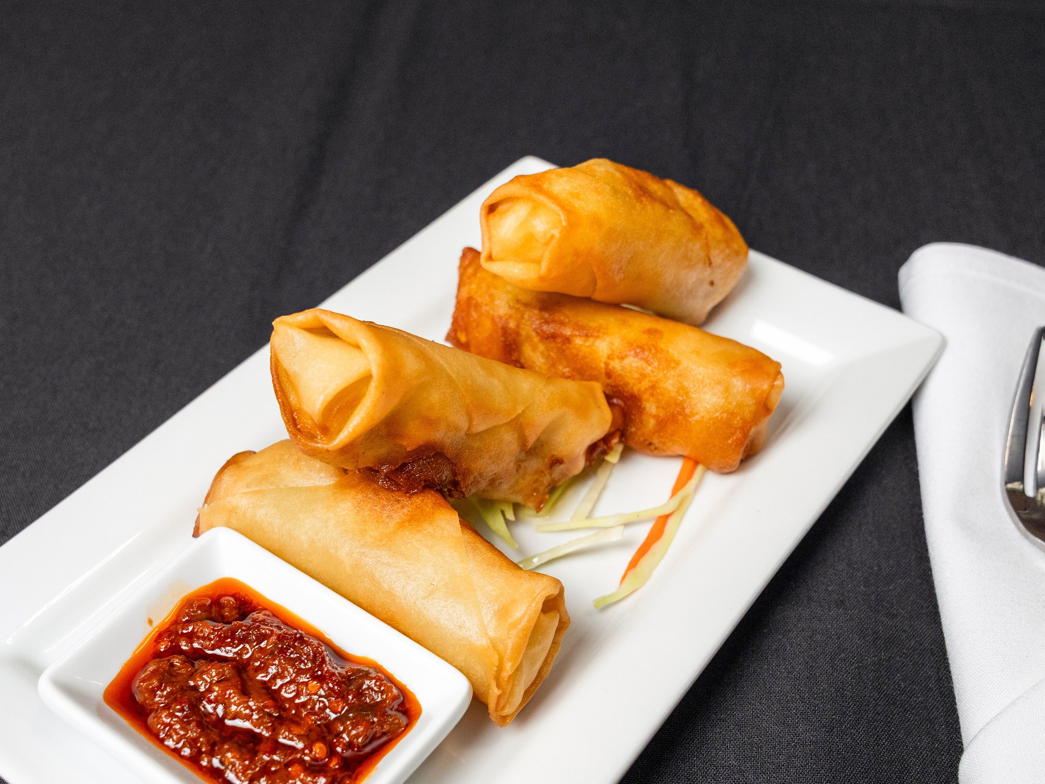 Vegetable Spring Roll (4Pcs).