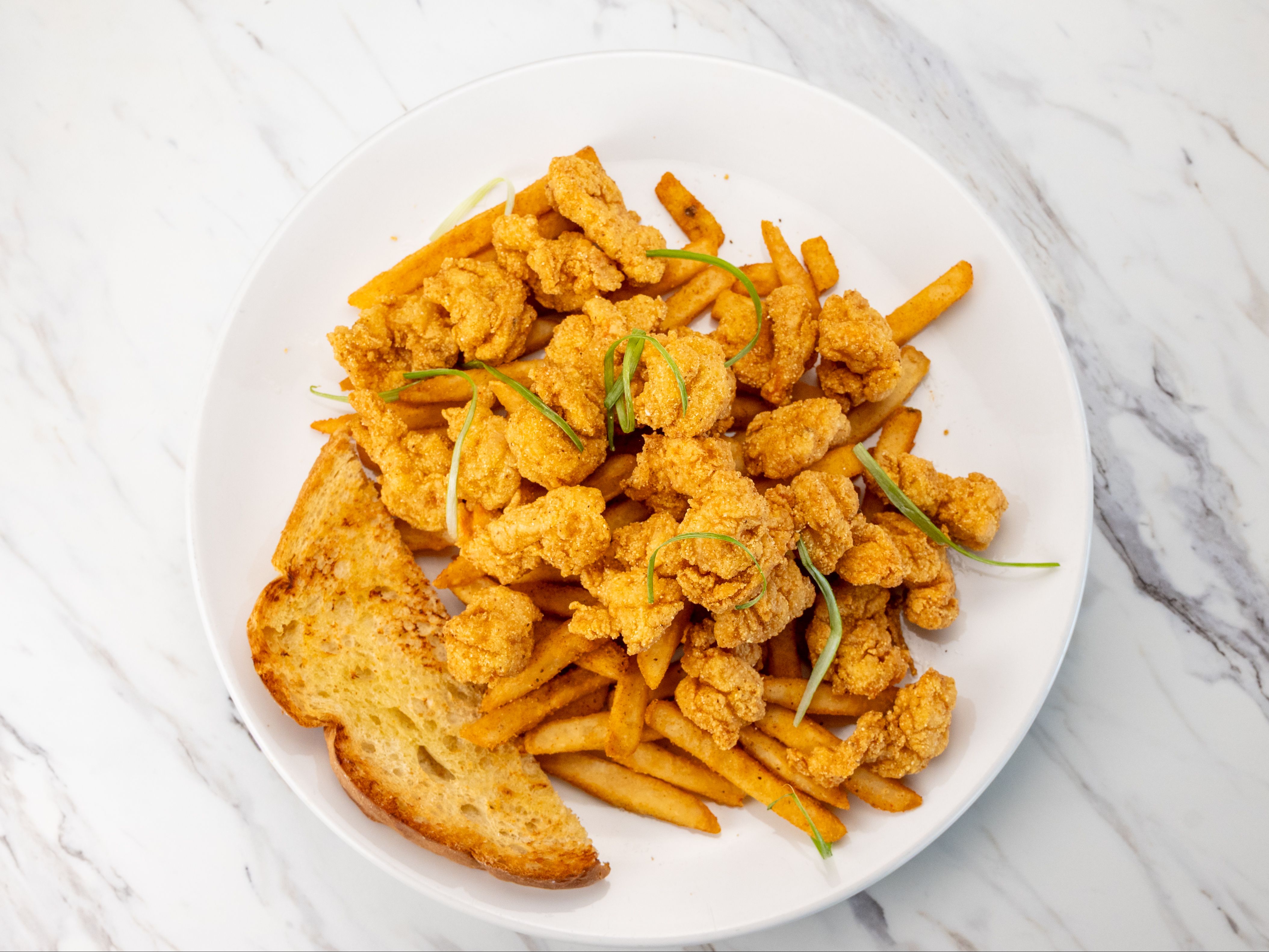 Jumbo Popcorn Shrimp.