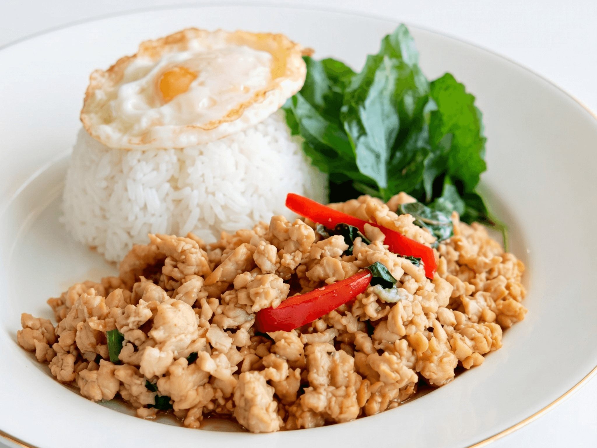 Grapow Rad Khao.