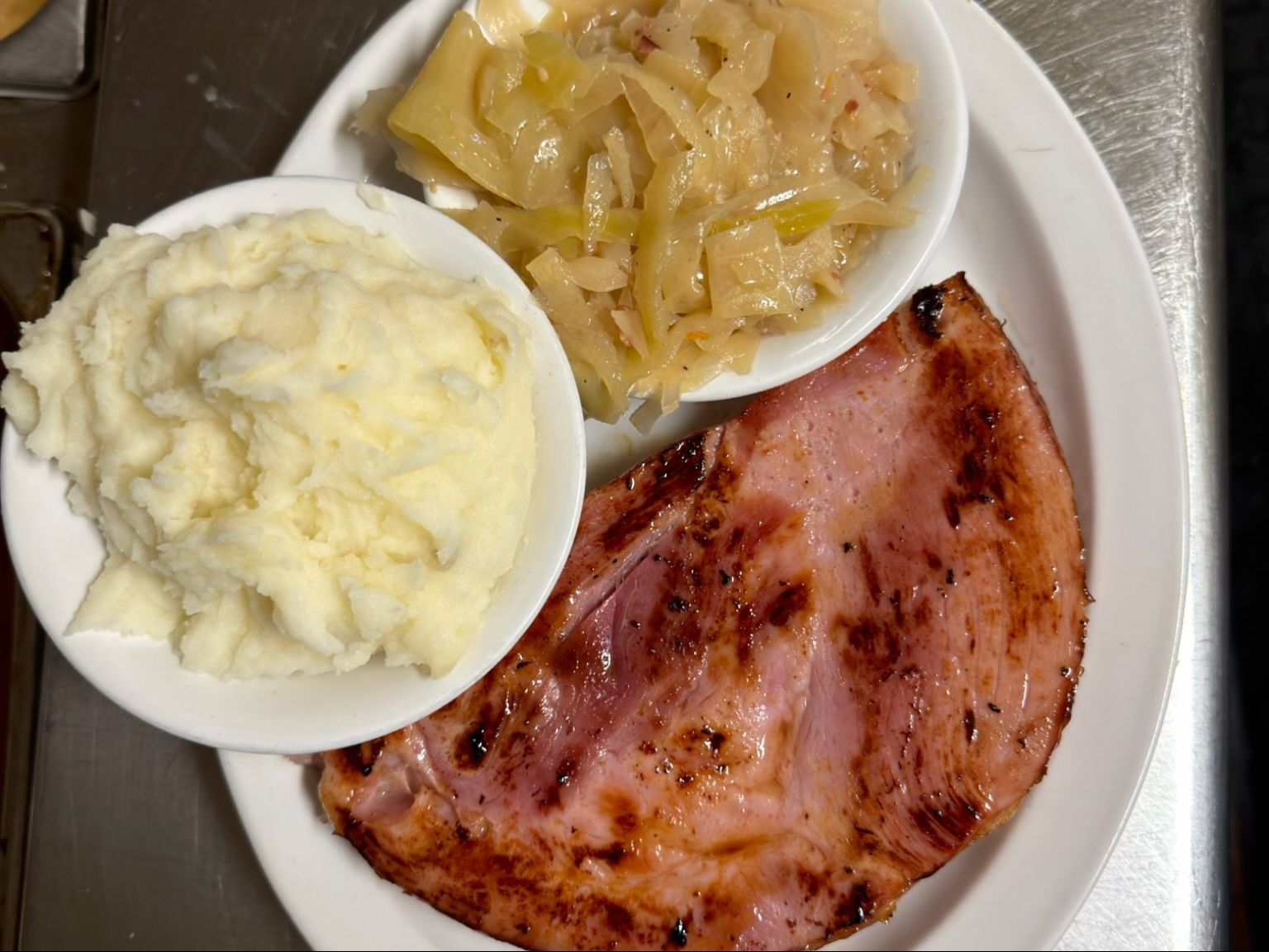 Ham Steak.