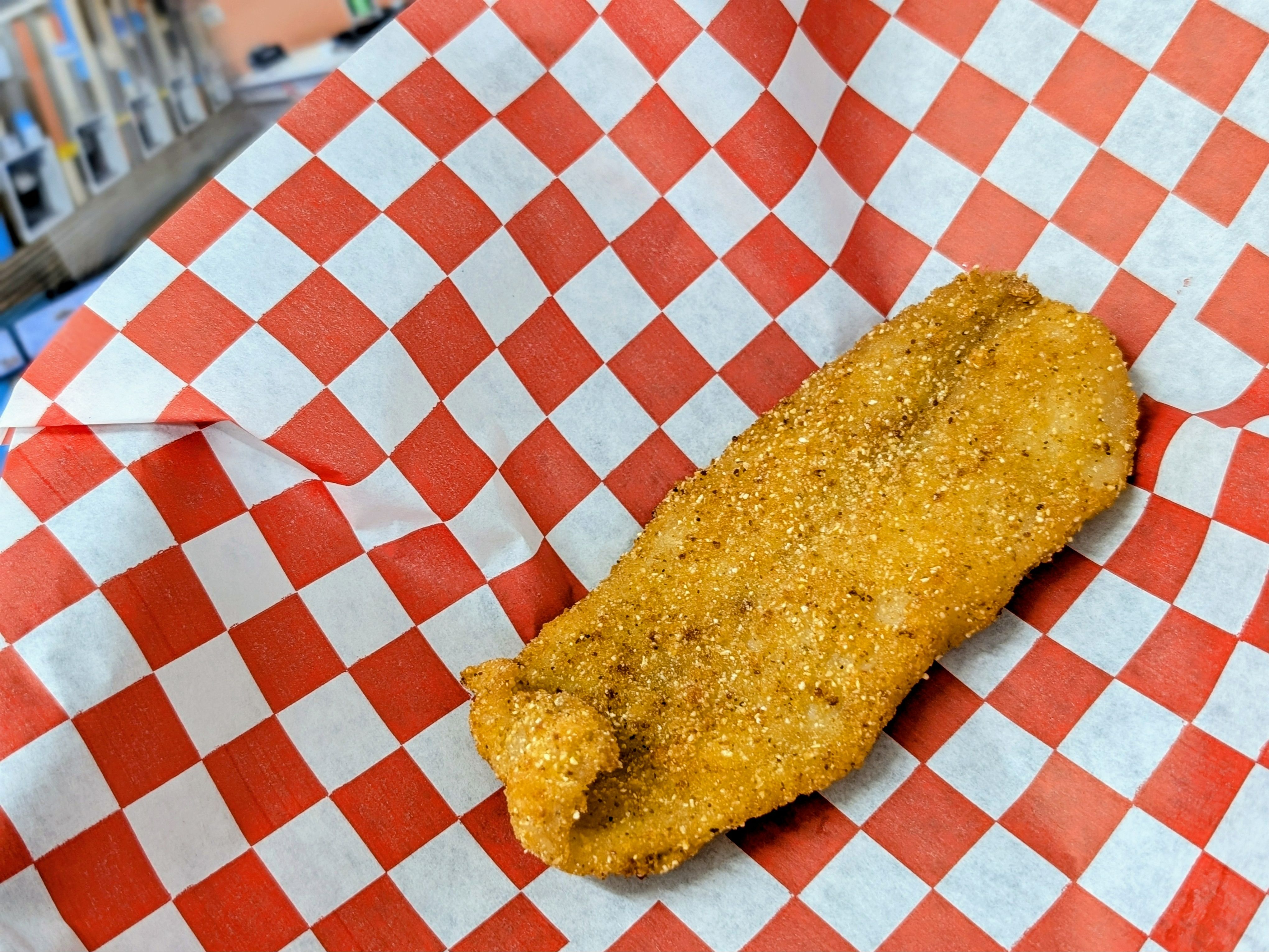 Single White Fish Piece.