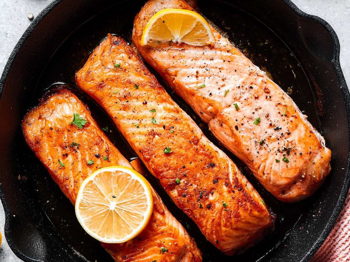 Grilled Wild Salmon.
