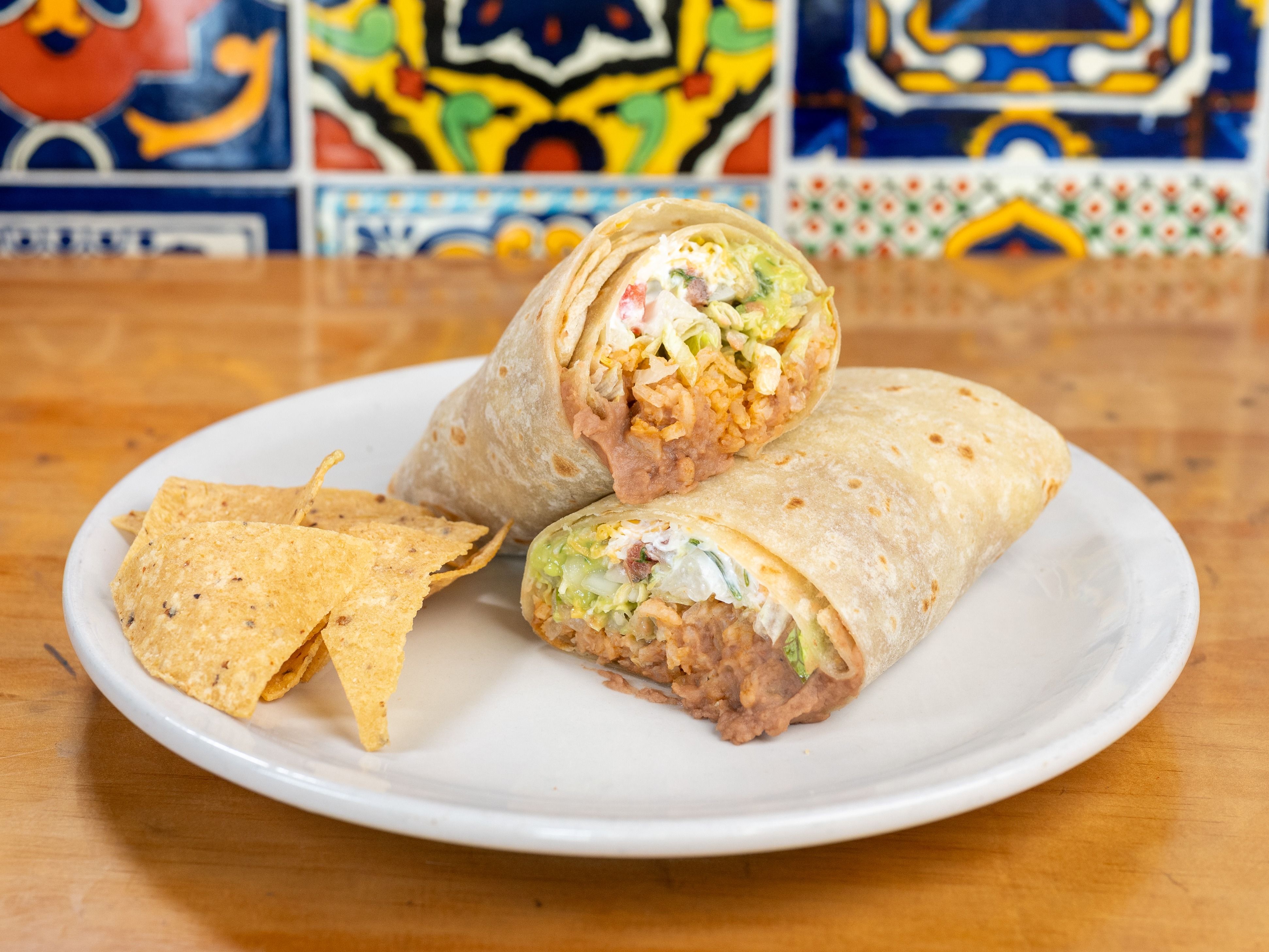 Vegetarian Burrito.