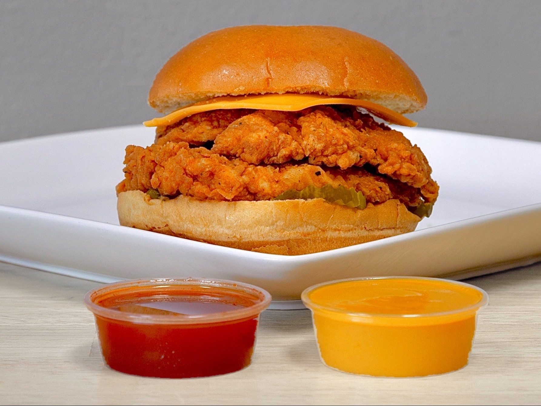 Spicy Chicken Sandwich Only.