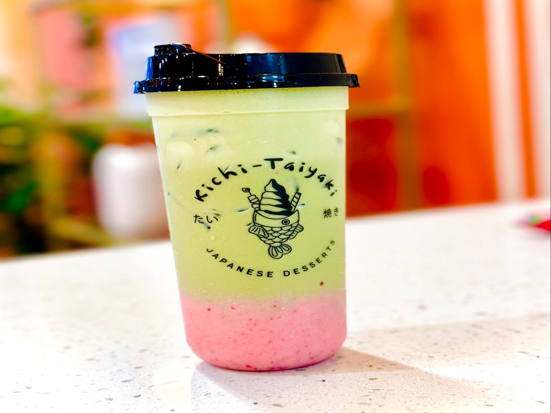 Strawberry Matcha Latte.