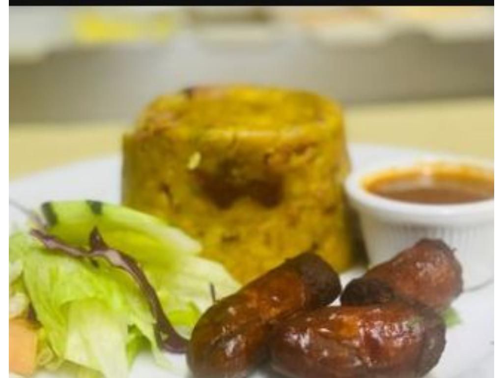 Mofongo De Longaniza /  Sausage