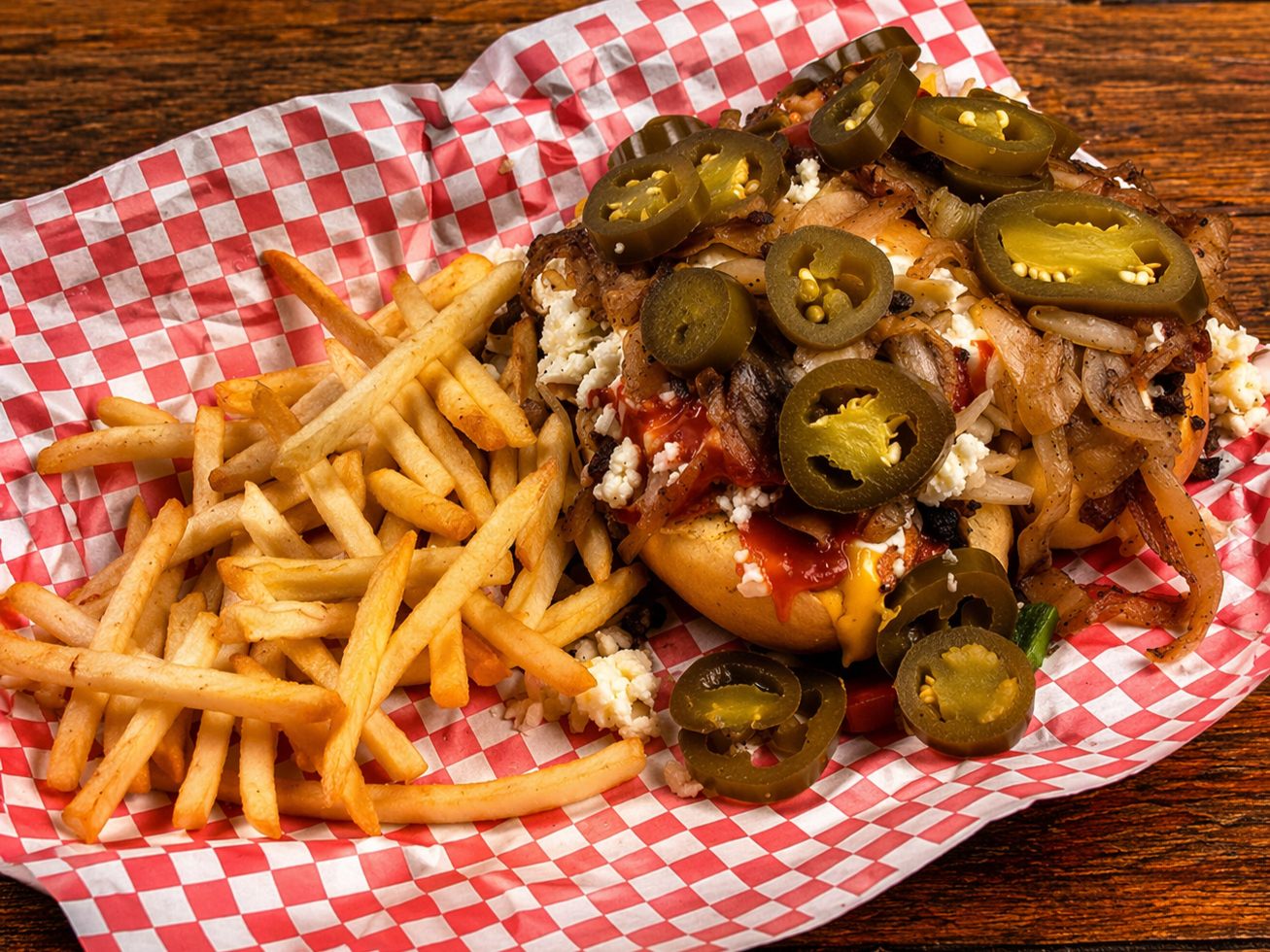 (2) Mexican HotDogs.