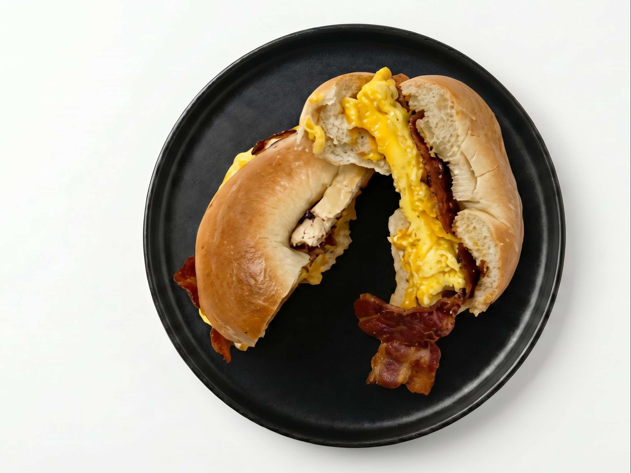 Bacon Egg and Cheese Bagel.