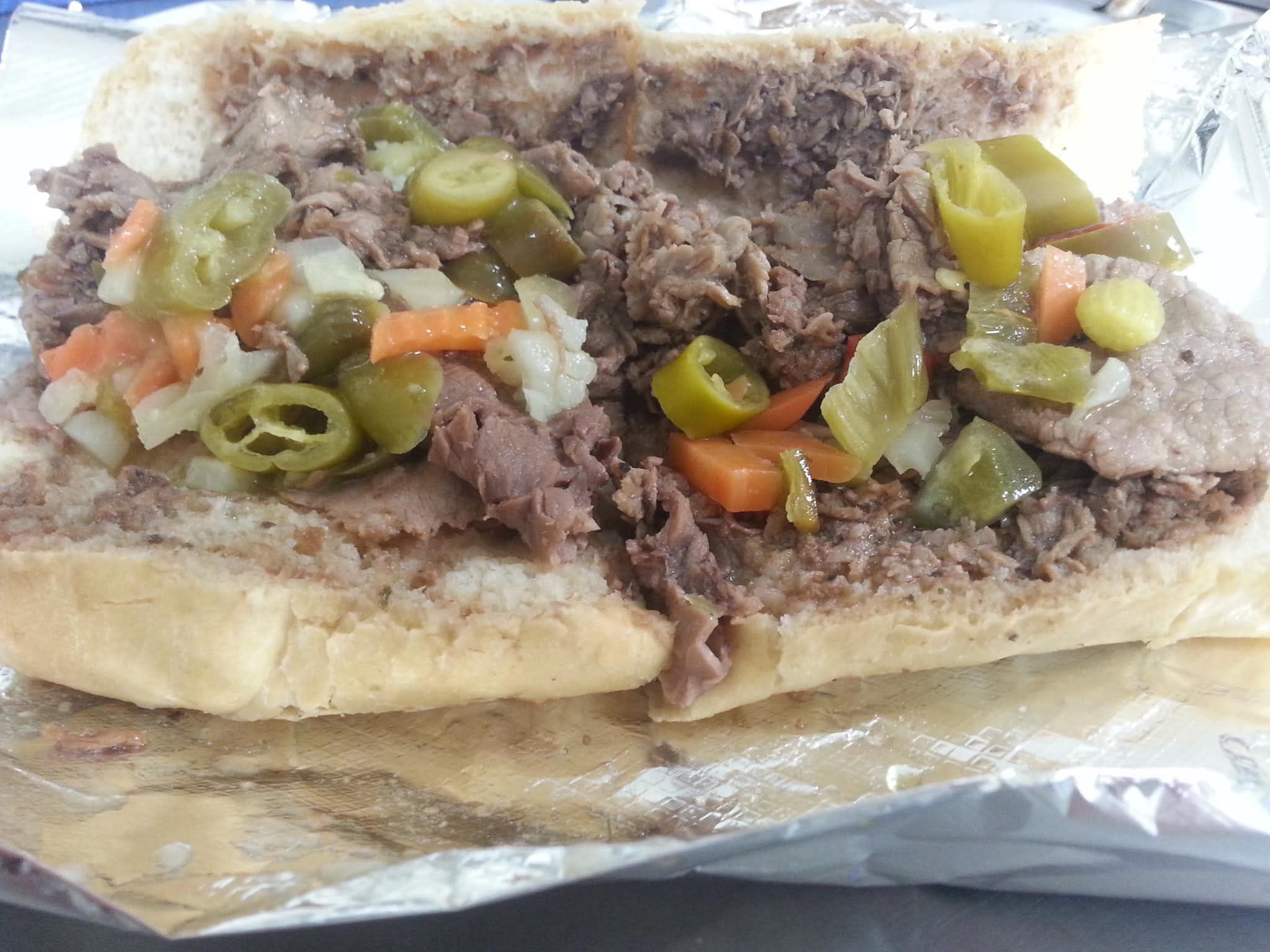 Italian Beef Sub.