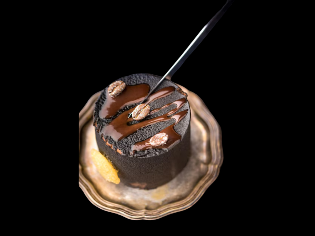 Chocolate Mousse Cake.