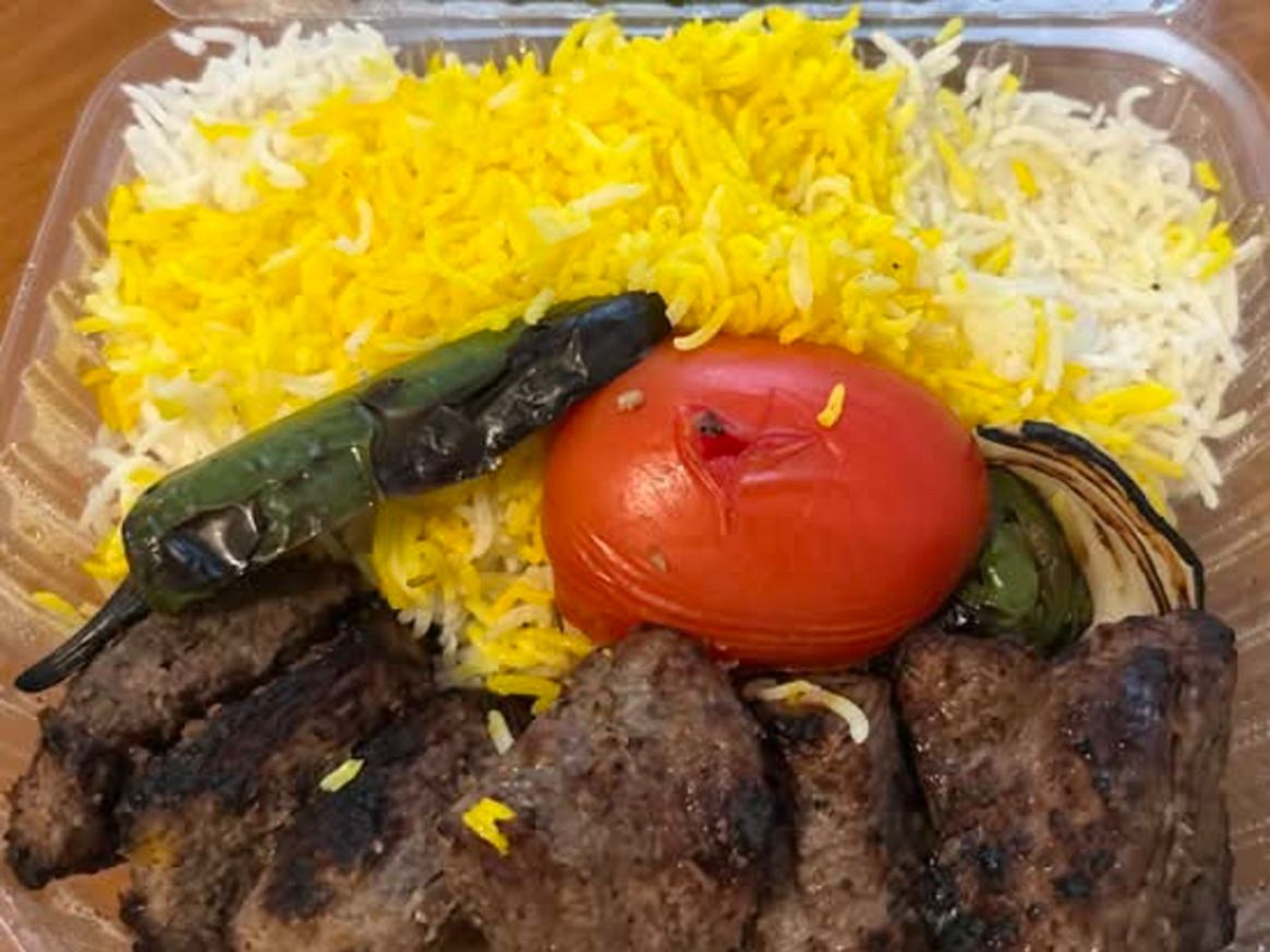 Top Sirloin Beef Shish Kabob.