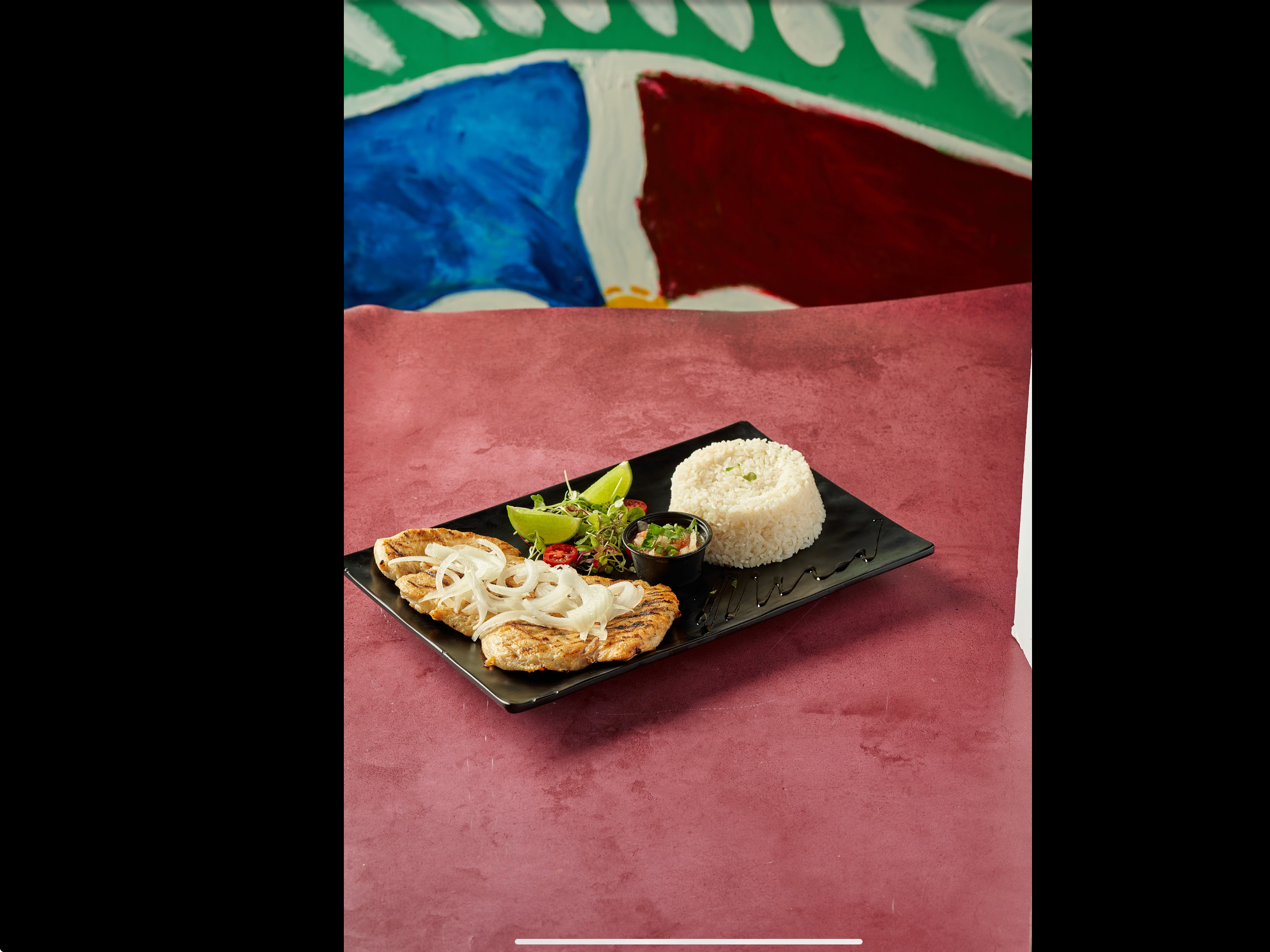 Pechuga Parrilla Con Cebolla ( Grilled Breast W Onion.