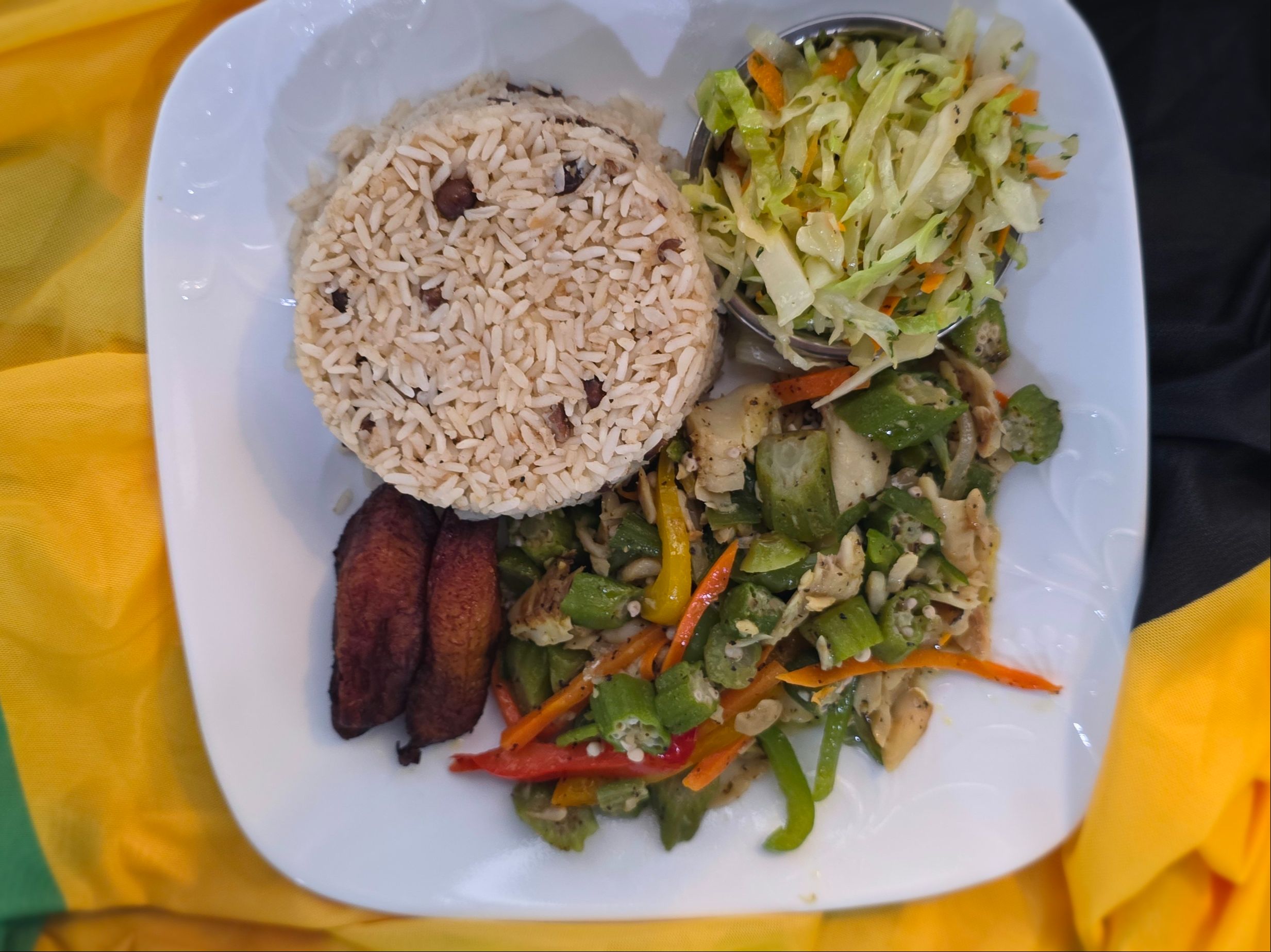 Okra & Saltfish.