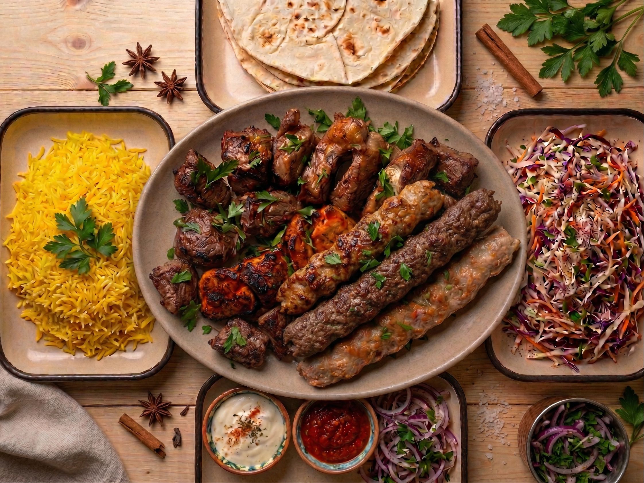 Family Plate for 7-9 people.