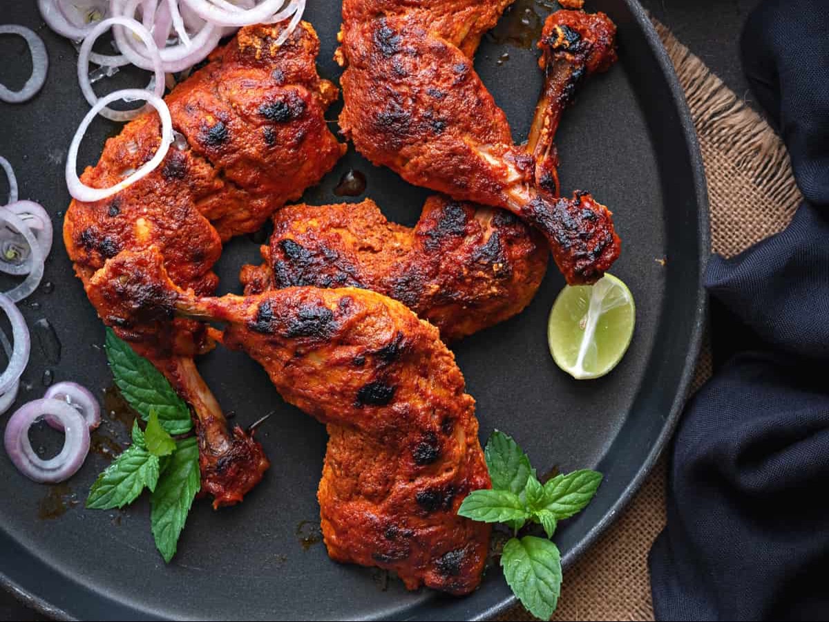 Bone-in Tandoori Chicken for Kids.