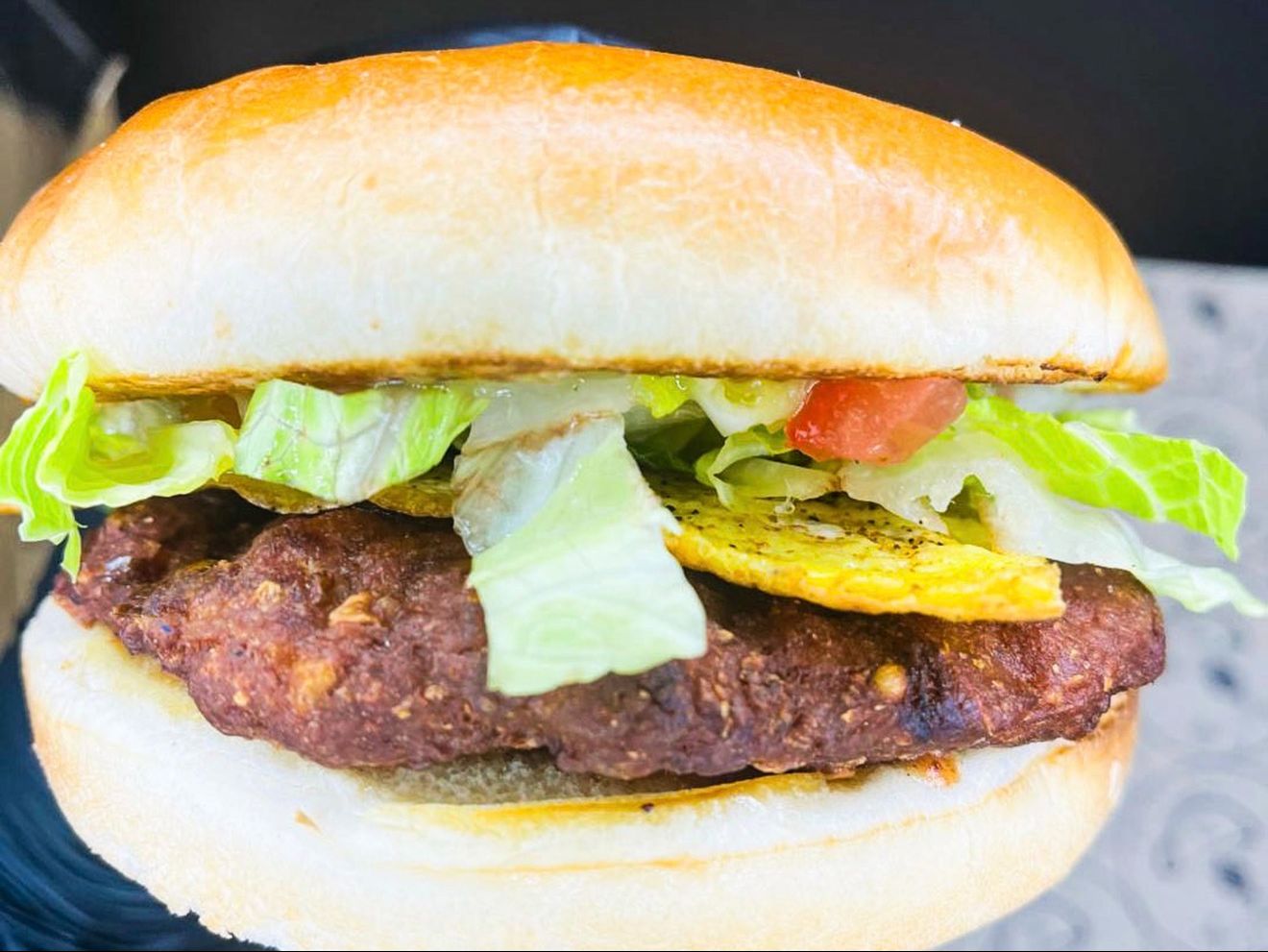 Chicken Bun Kabab.