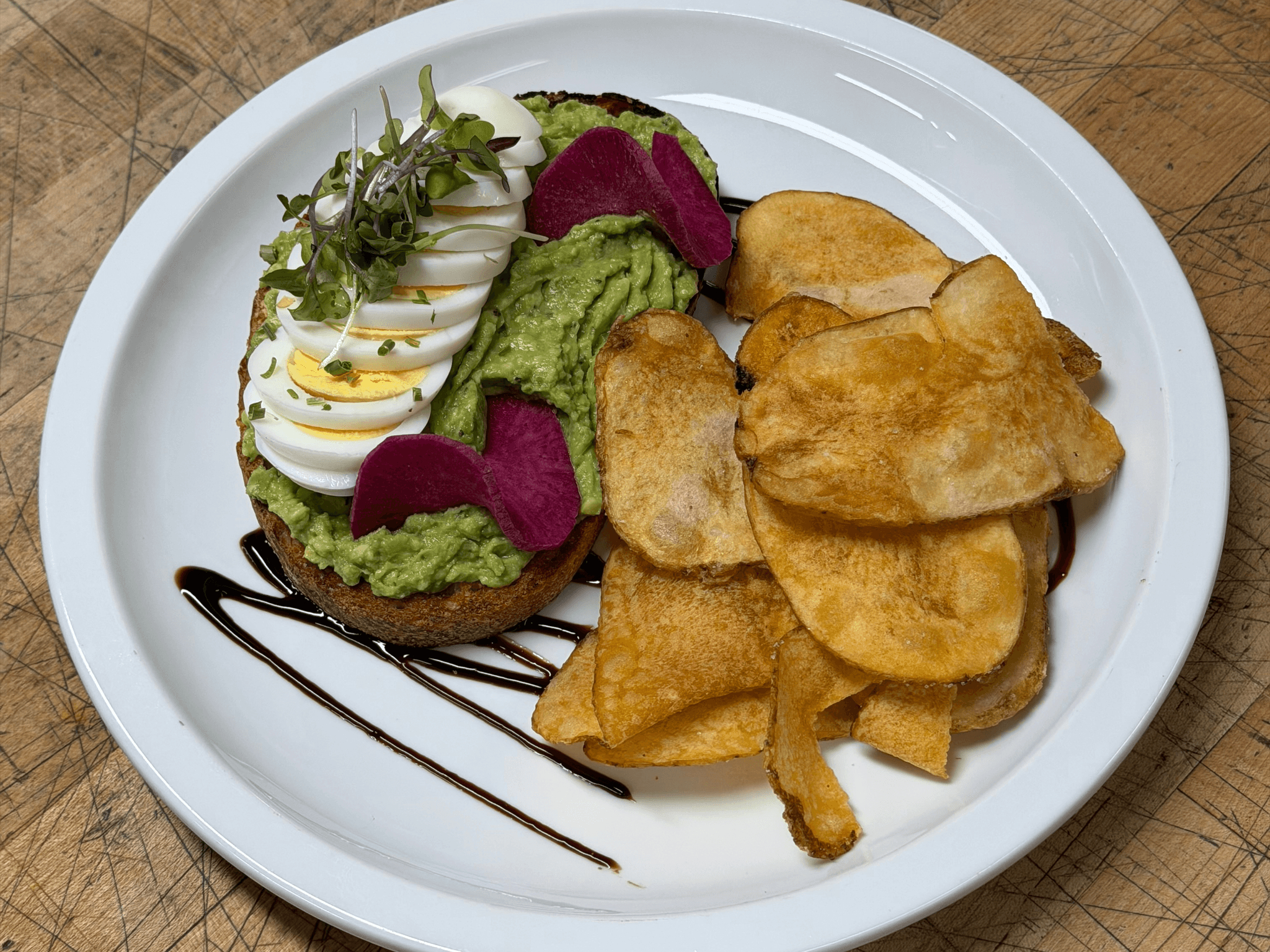 Avocado Feta Toast.