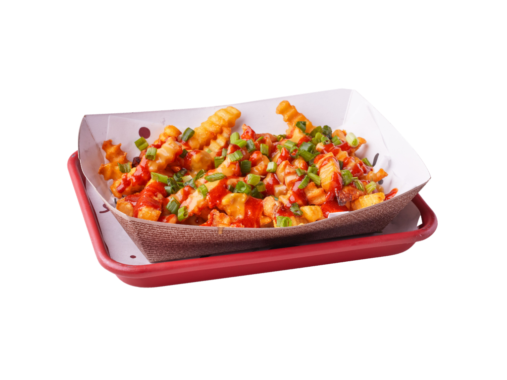 Sriracha Cheese Fries.