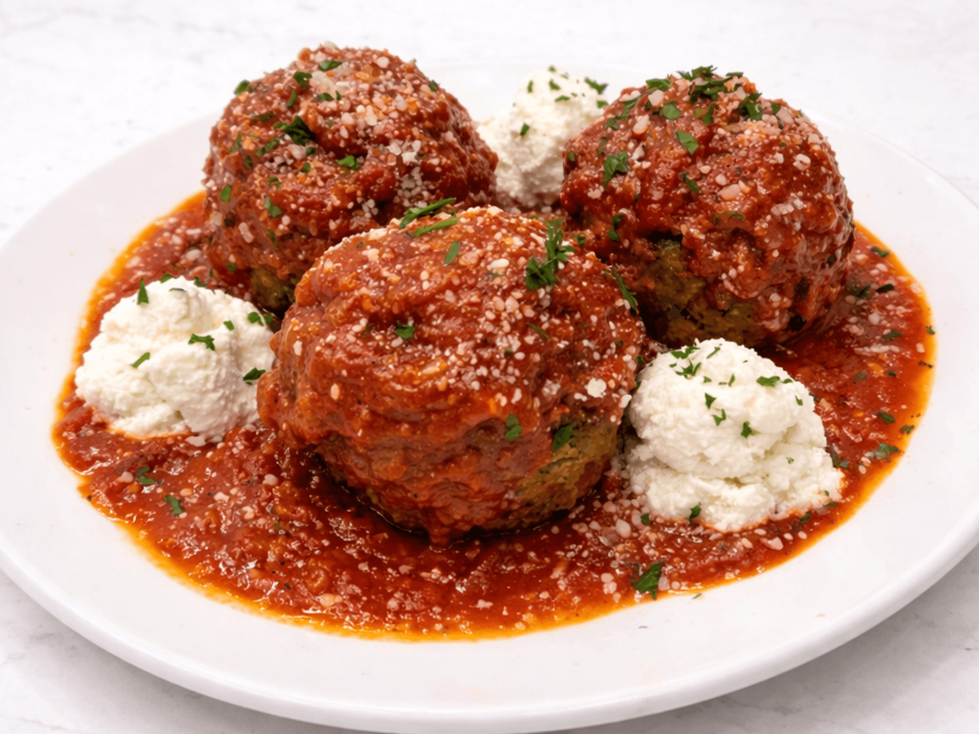 Meatballs in Ricotta