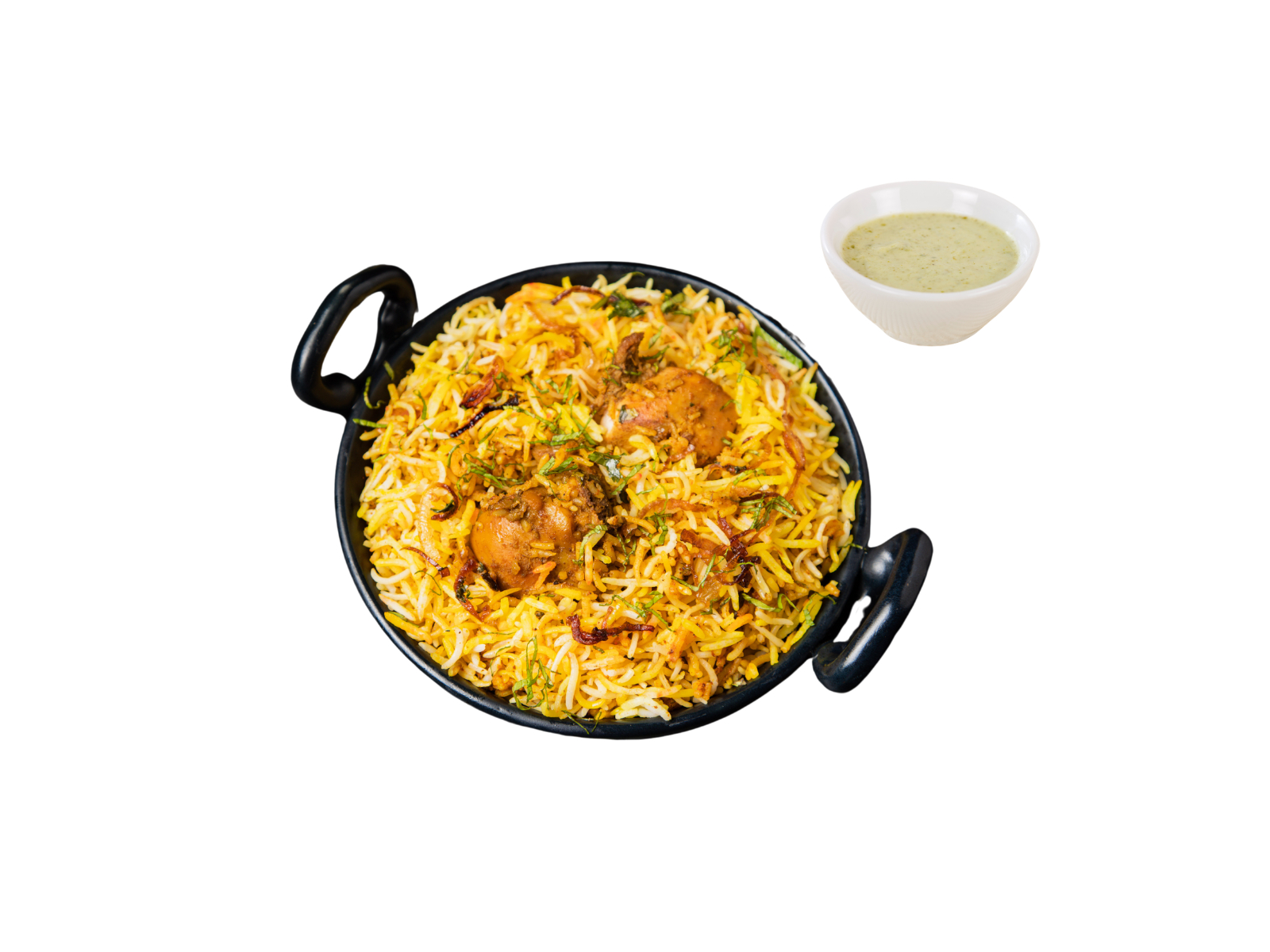 Chicken Biryani with Raita
