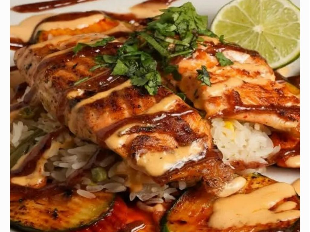 Raspberry Chipotle Salmon