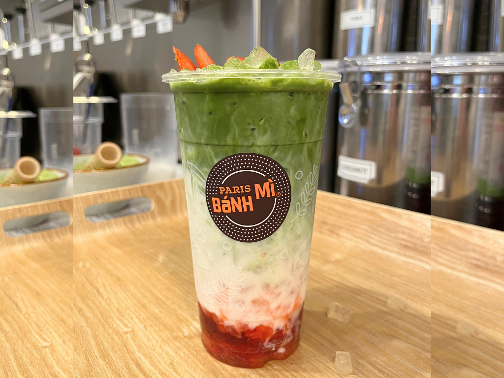 Strawberry Matcha Latte.