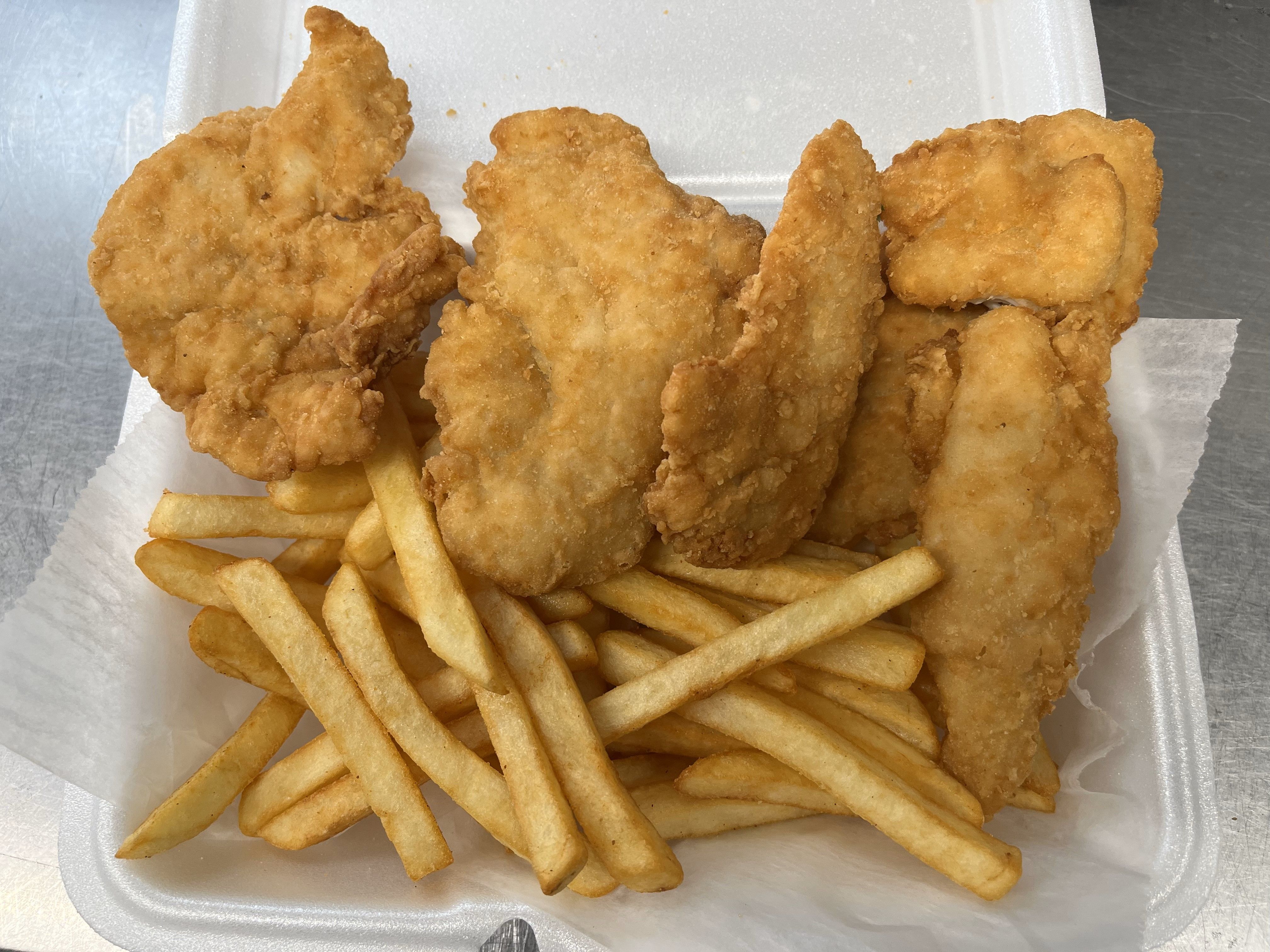 Tenders W/Fries.