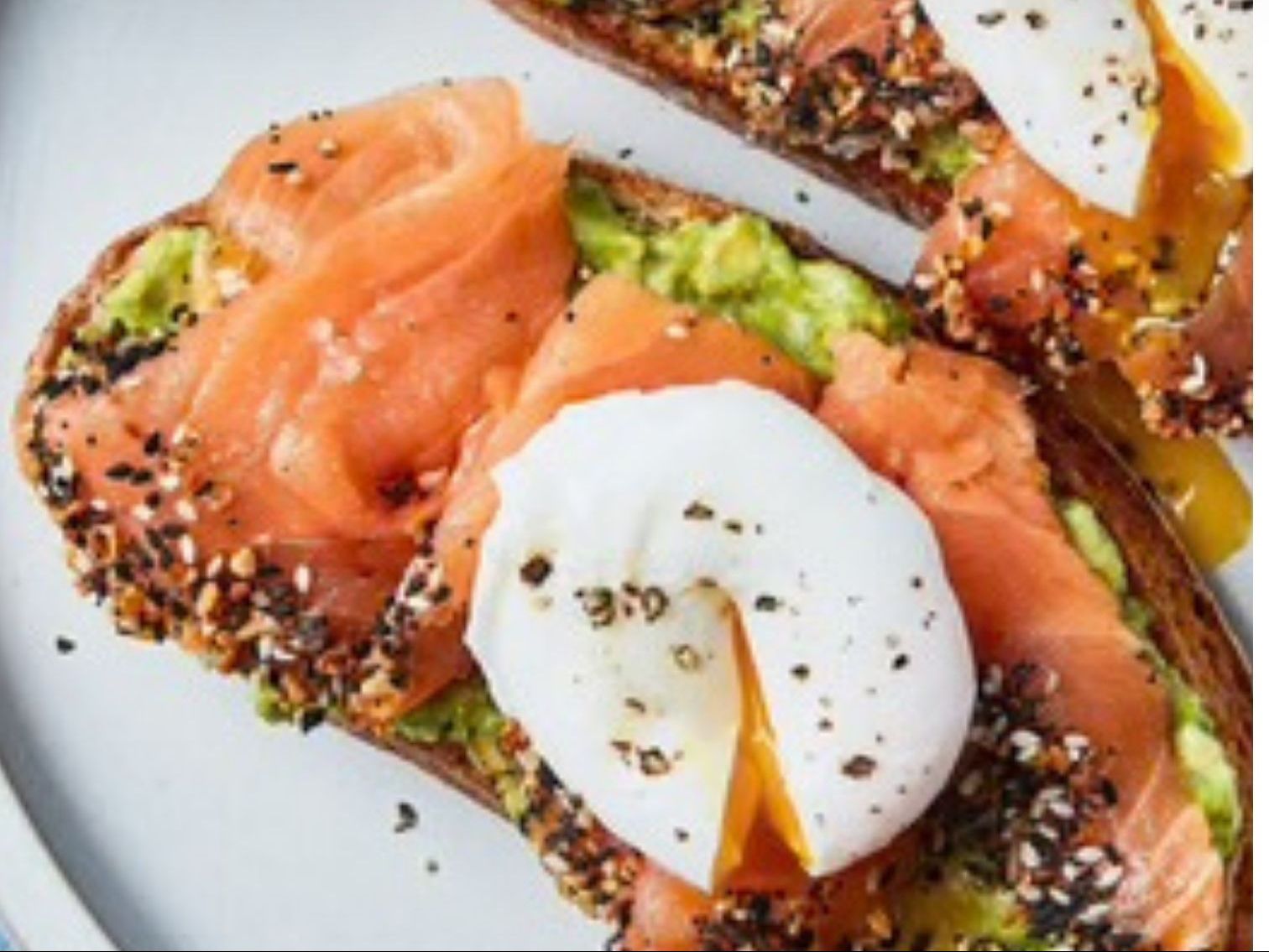 Avocado Toast with Lox and Eggs