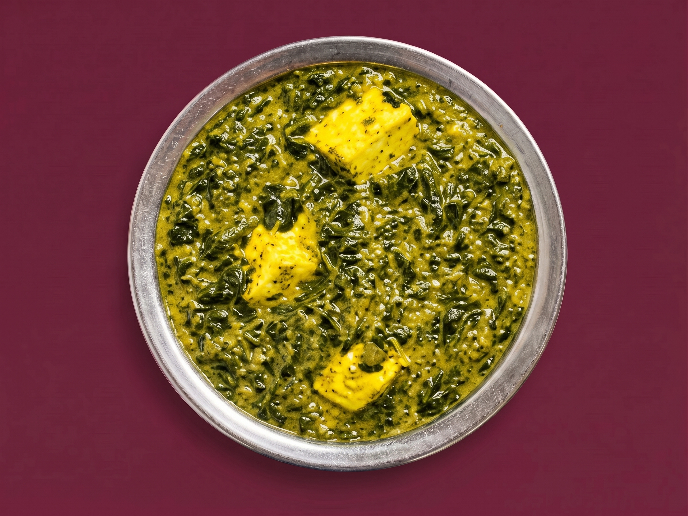 77. Saag Paneer.