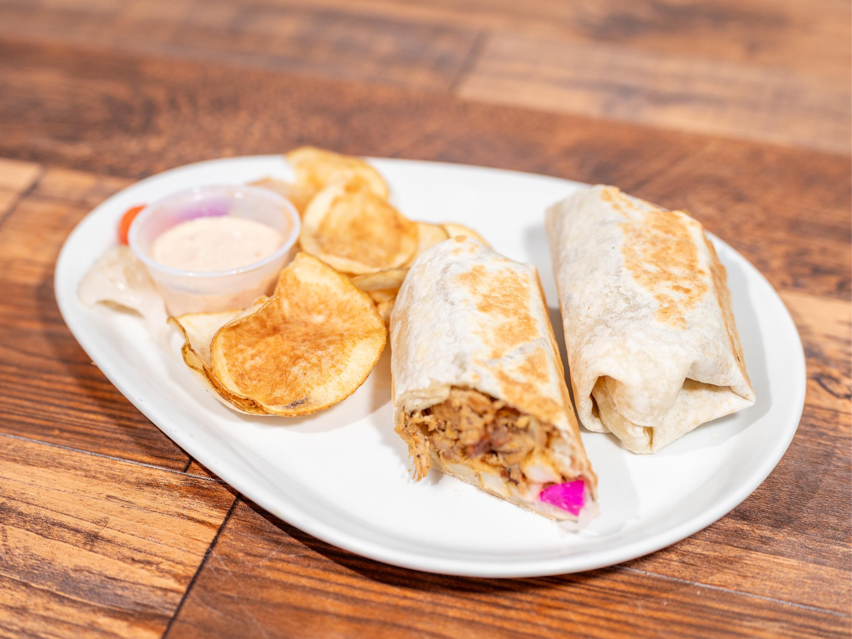 Chicken Shawarma Wrap.