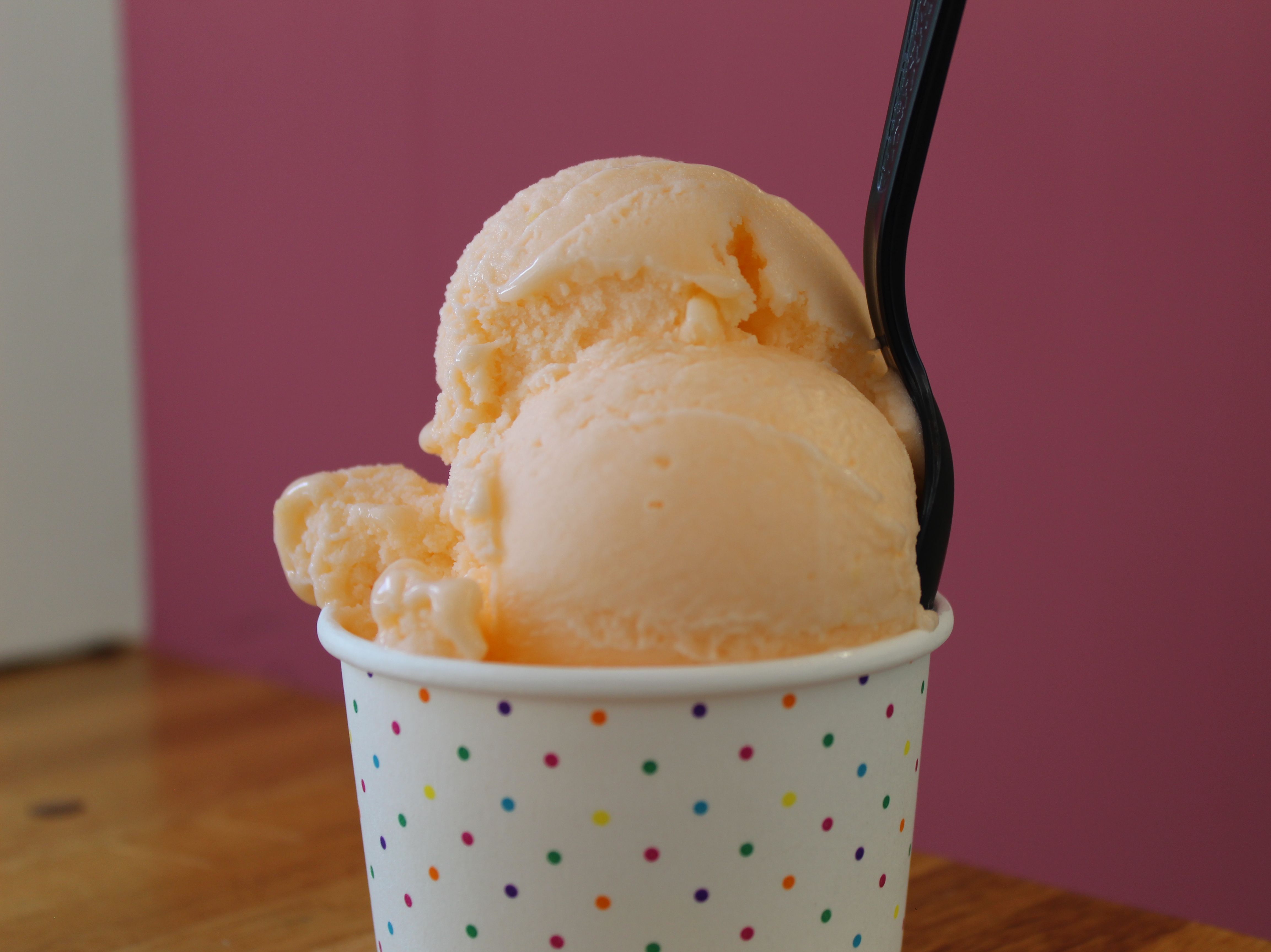 Orange Sherbet.